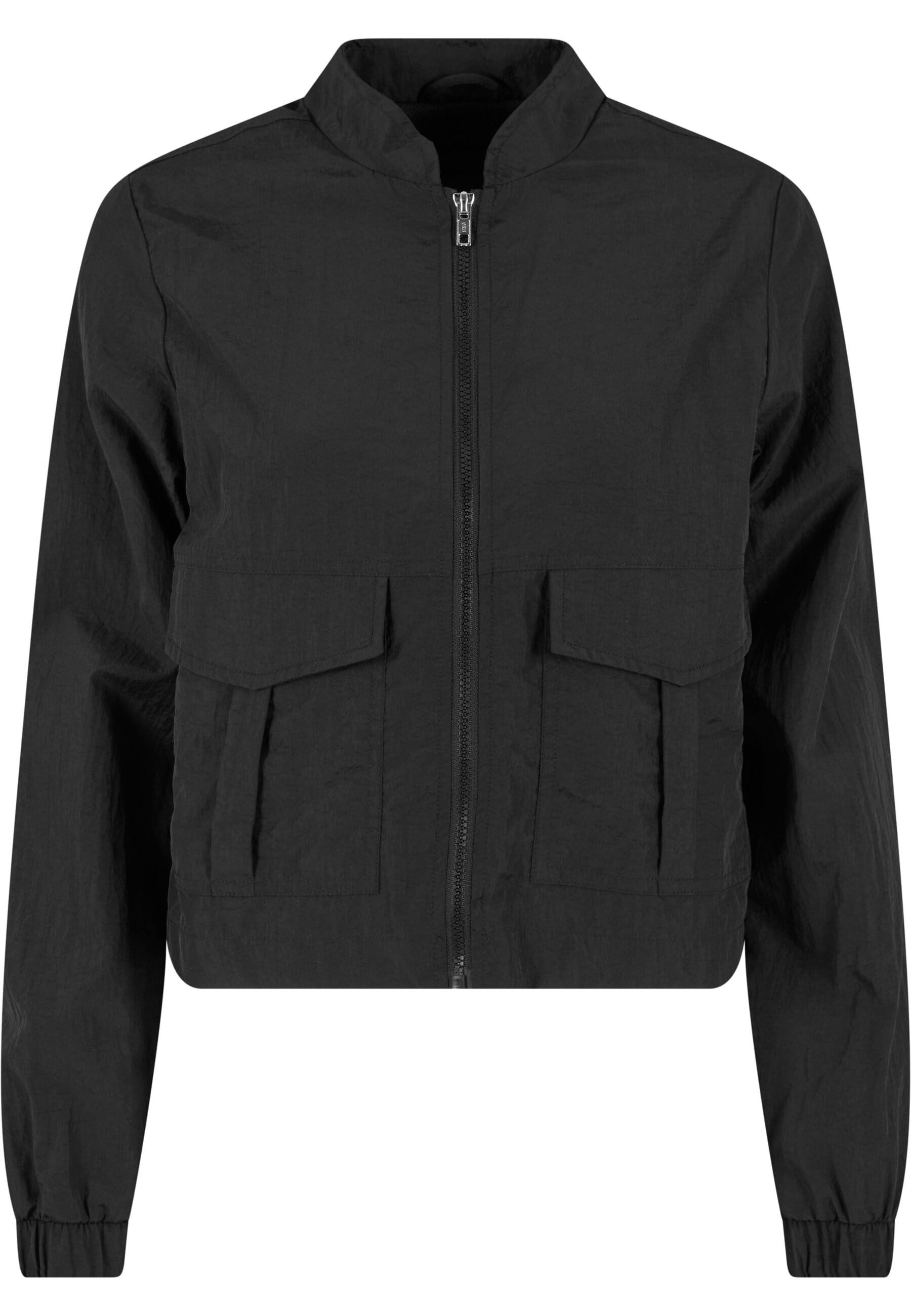 URBAN CLASSICS Windbreaker Urban Classics Ladies Short Crinkle Jacket (1-St)