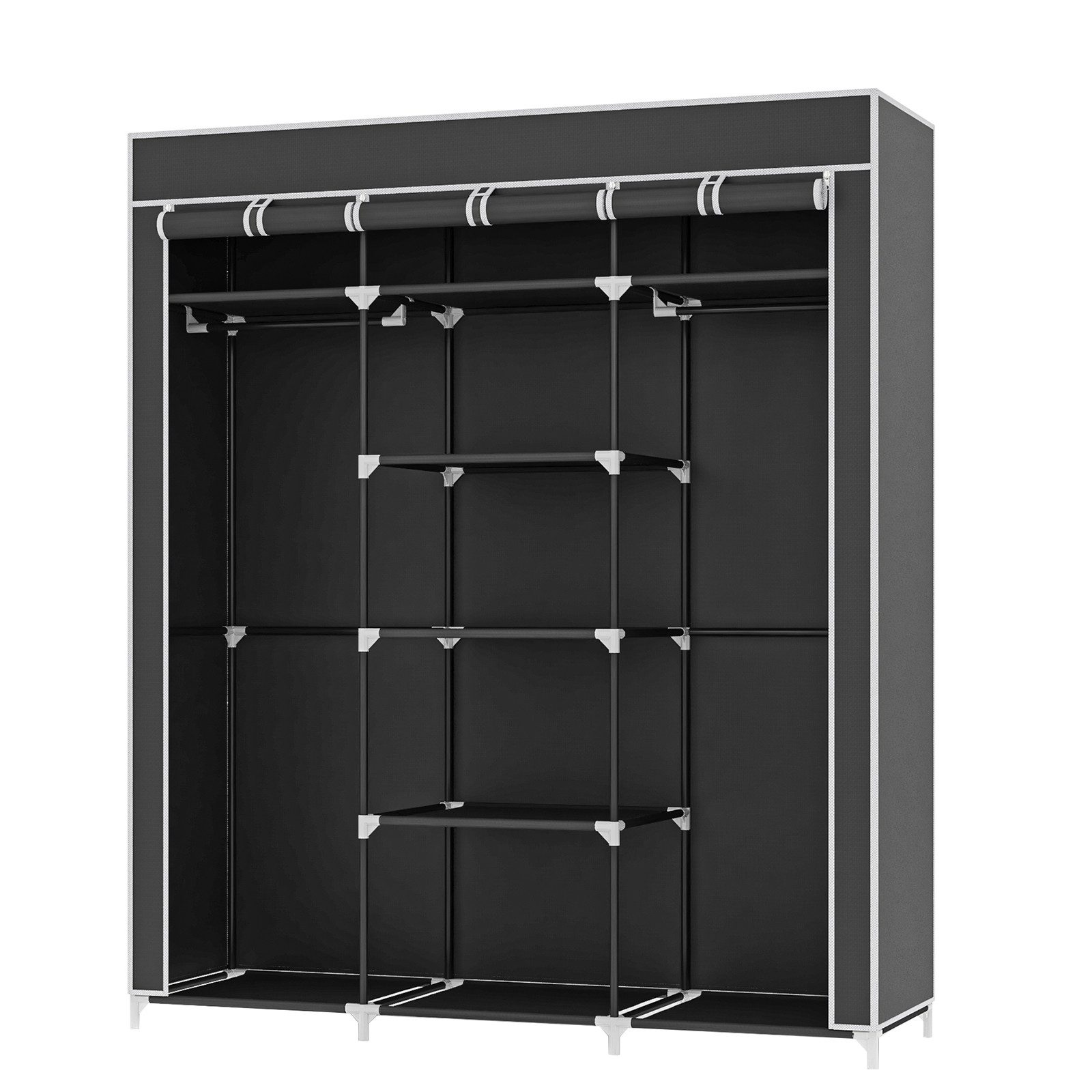 Mondeer Stoffschrank Kleiderschrank Faltschrank Garderobe mit günstig online kaufen