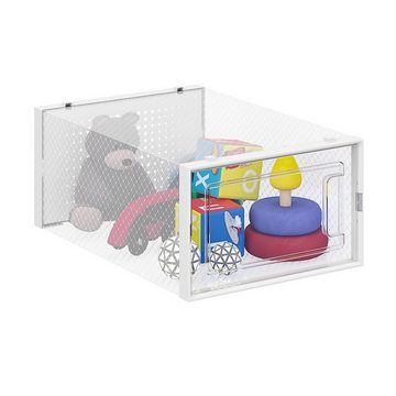 SONGMICS Schuhbox Aufbewahrungsboxen (8 St), Schuh-Organizer, 33,3x23x14 cm