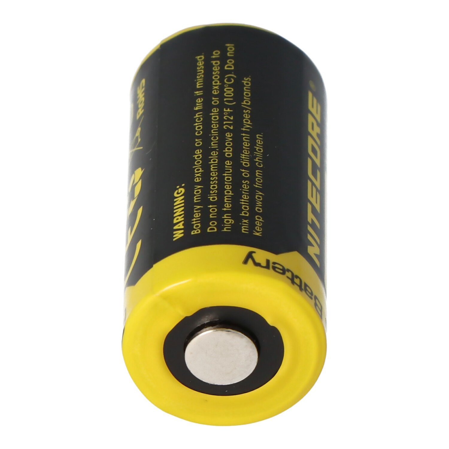 Nitecore 16340 Li-Ion Akku CR123 Akku geschützter Li-Ionen 16340 auch Zebr für V) Akku 650 mAh (3,7