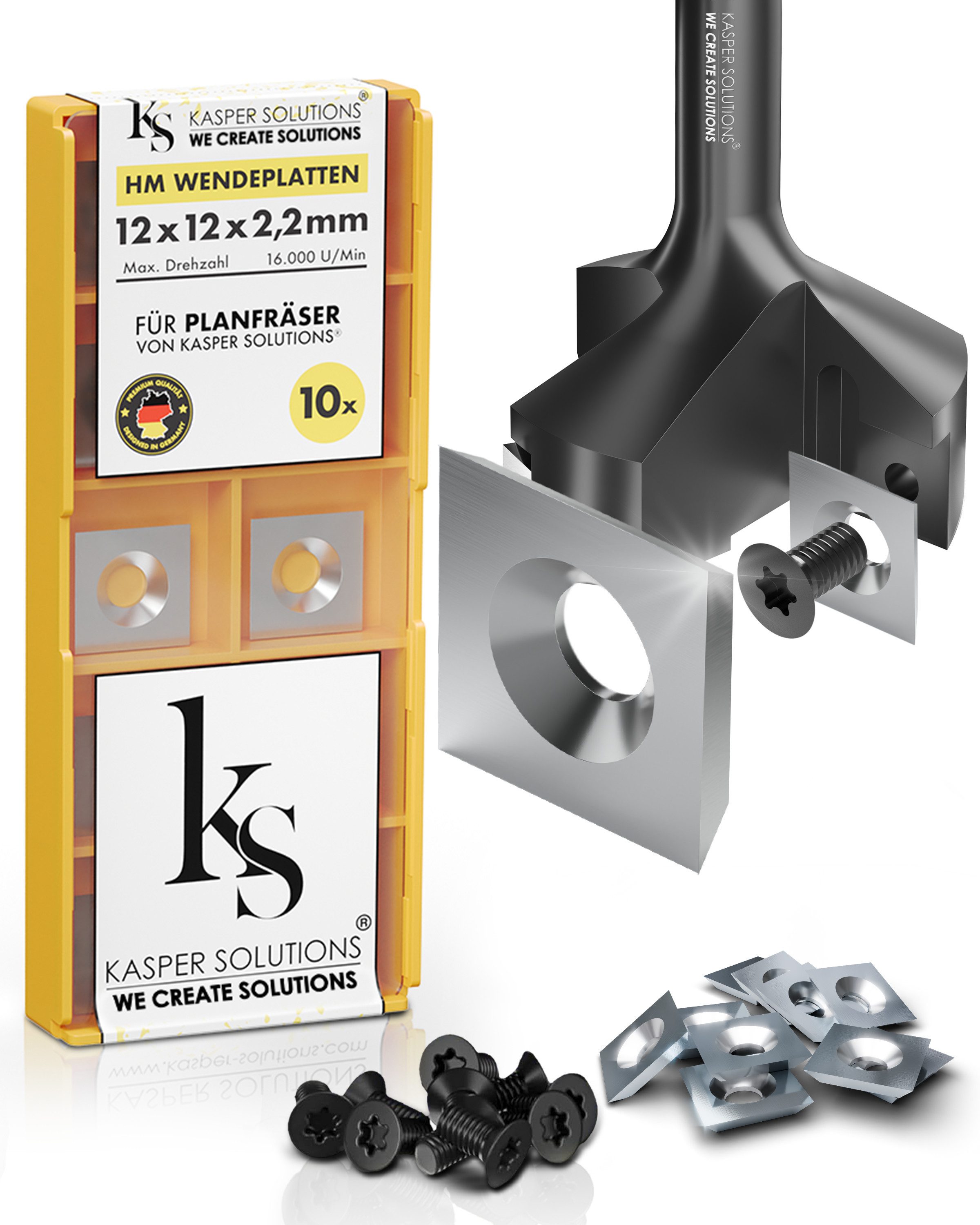 Kasper Solutions® Wendeplattenfräser Kasper Solutions® Fräser günstig online kaufen