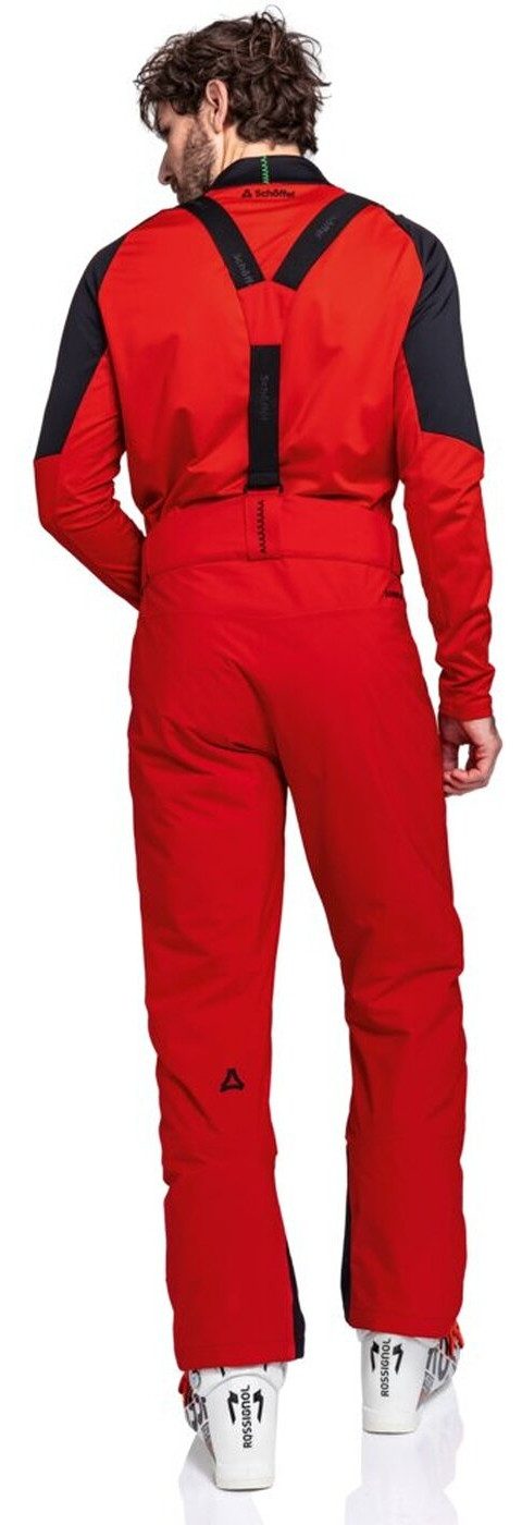 Schöffel Skihose Pants Style Pine Herren Skihose mit Träger rot/schwarz