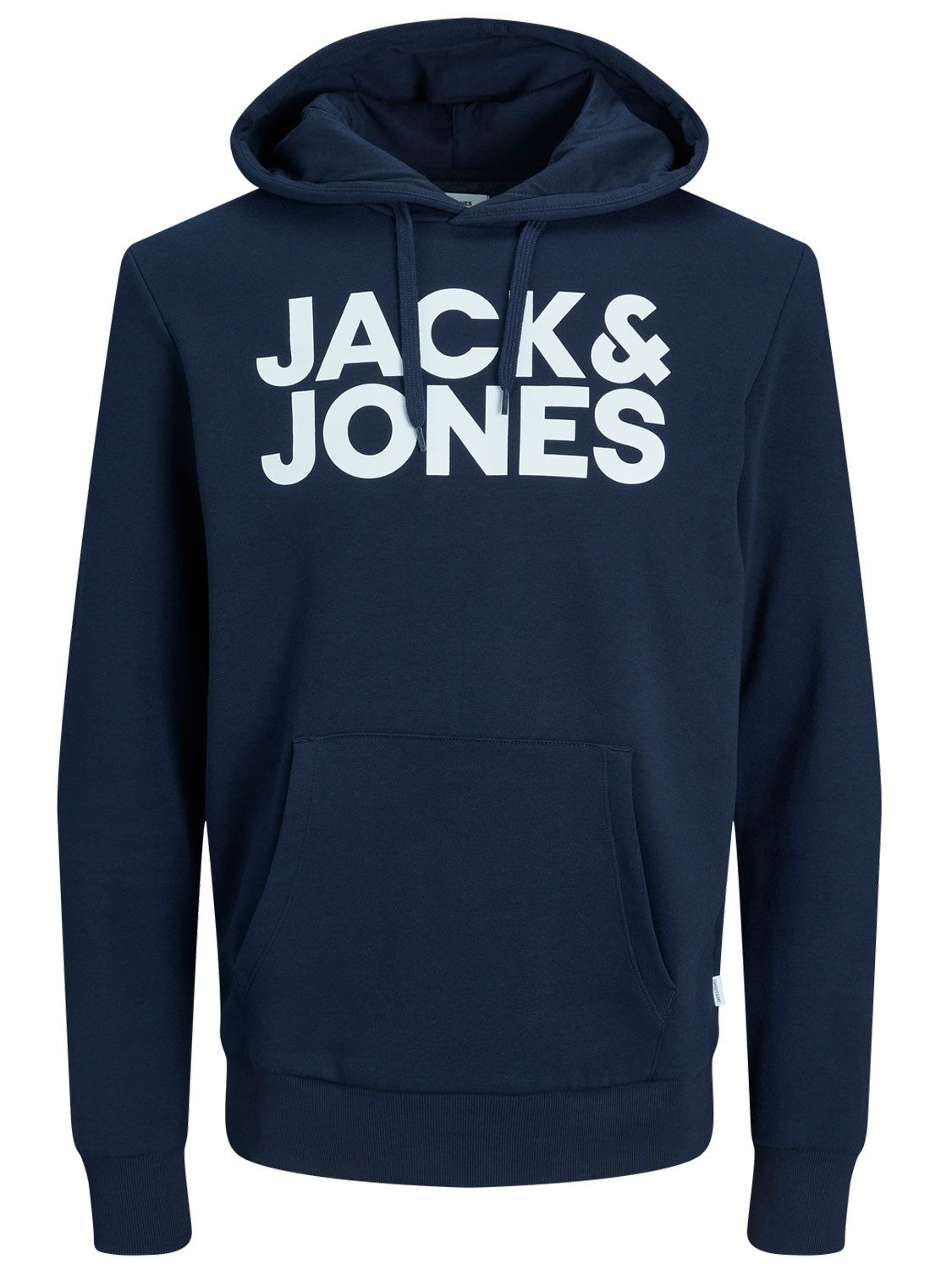 Jack & Jones Hoodie CORP (1-tlg) mit Kapuze im modernen Look