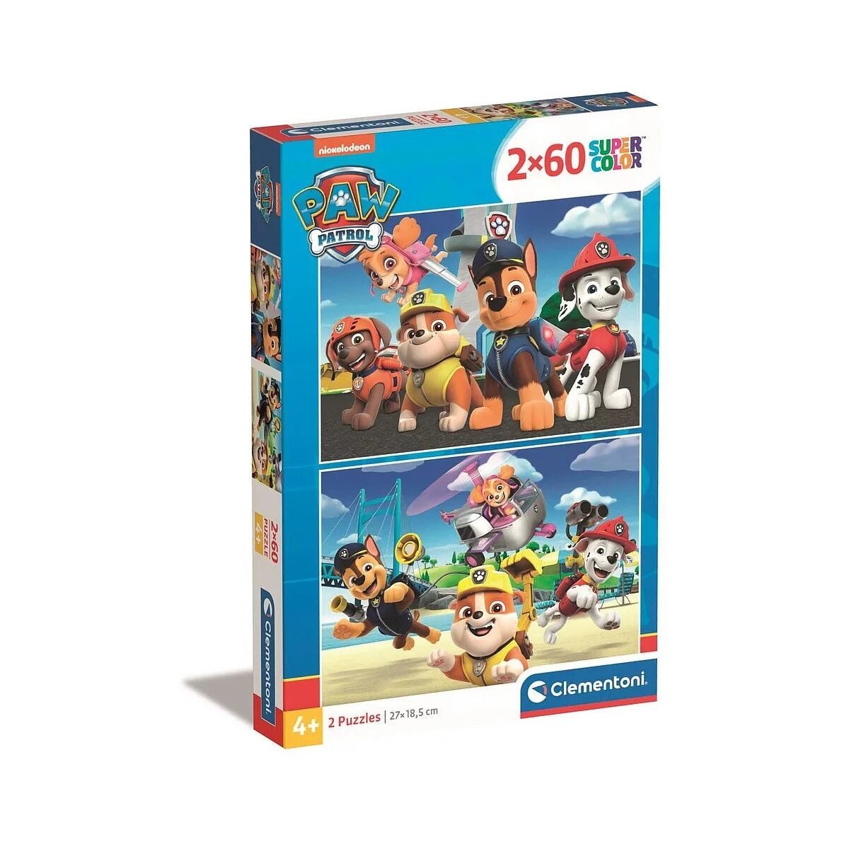 Clementoni® Lernspielzeug Paw Patrol Squad 2x60 Stk Puzzle Clementoni