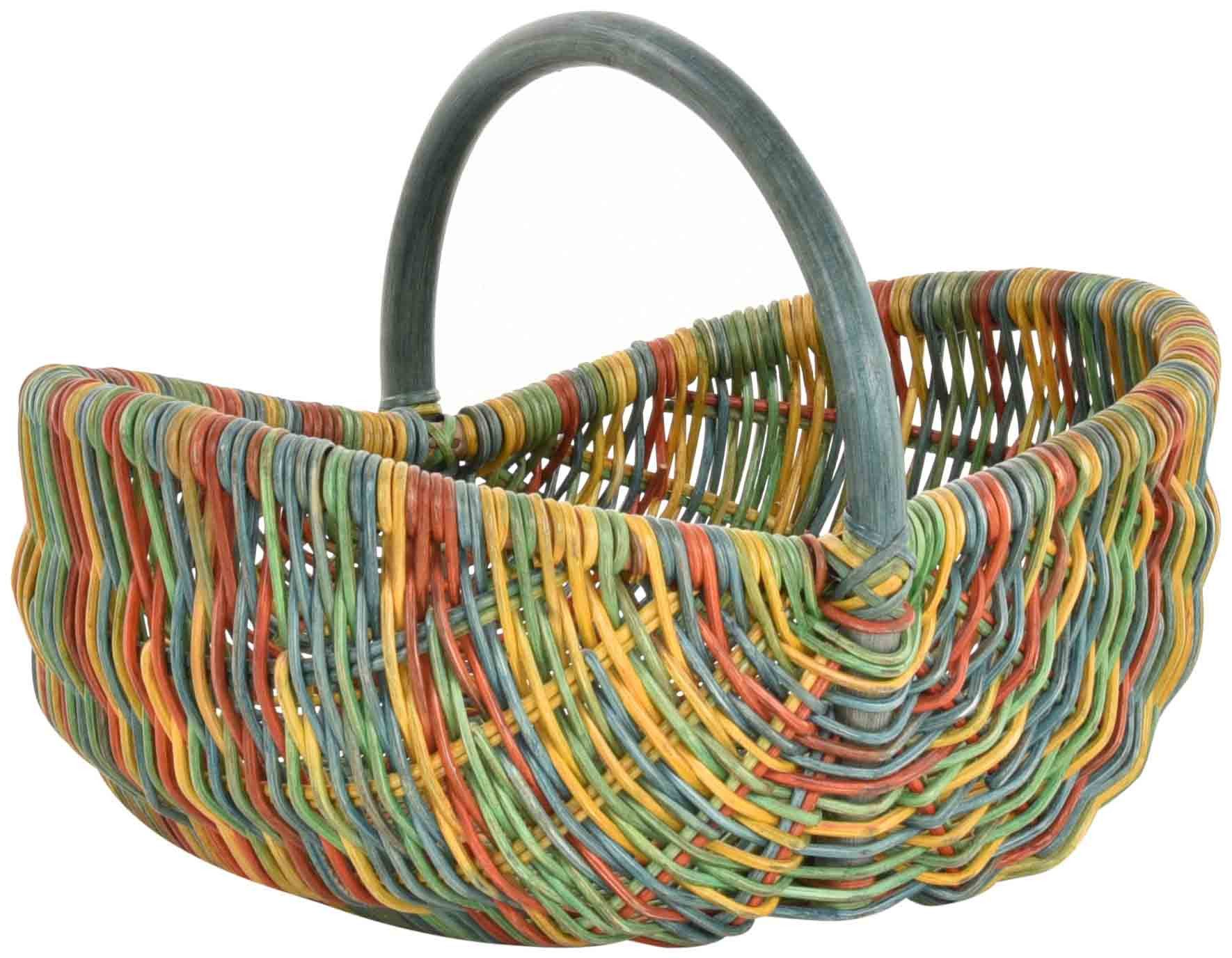 Krines Home Einkaufskorb Rattankorb mit Bügel günstig online kaufen