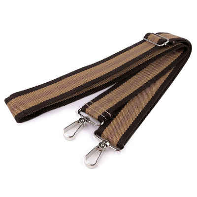 maDDma Schulterriemen Stoffhenkel Taschenriemen Gurtband Boho-Style Breite 3,8cm Trageband