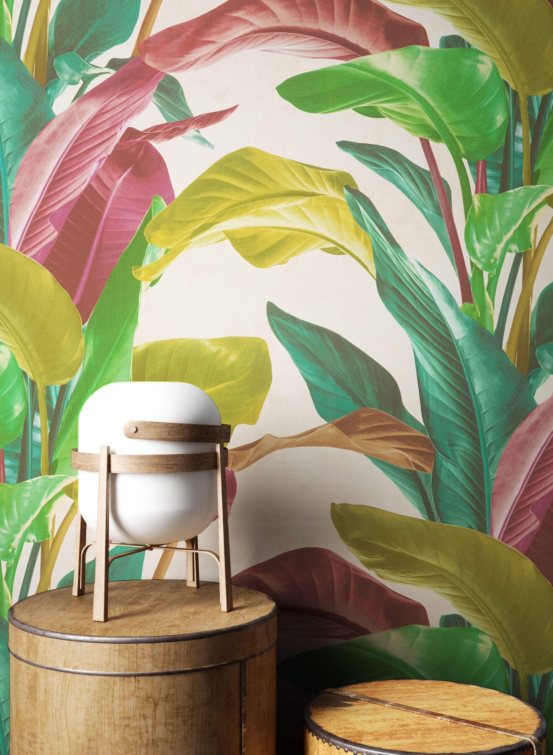 Newroom Vliestapete, Bunt Tapete Floral Blumen günstig online kaufen