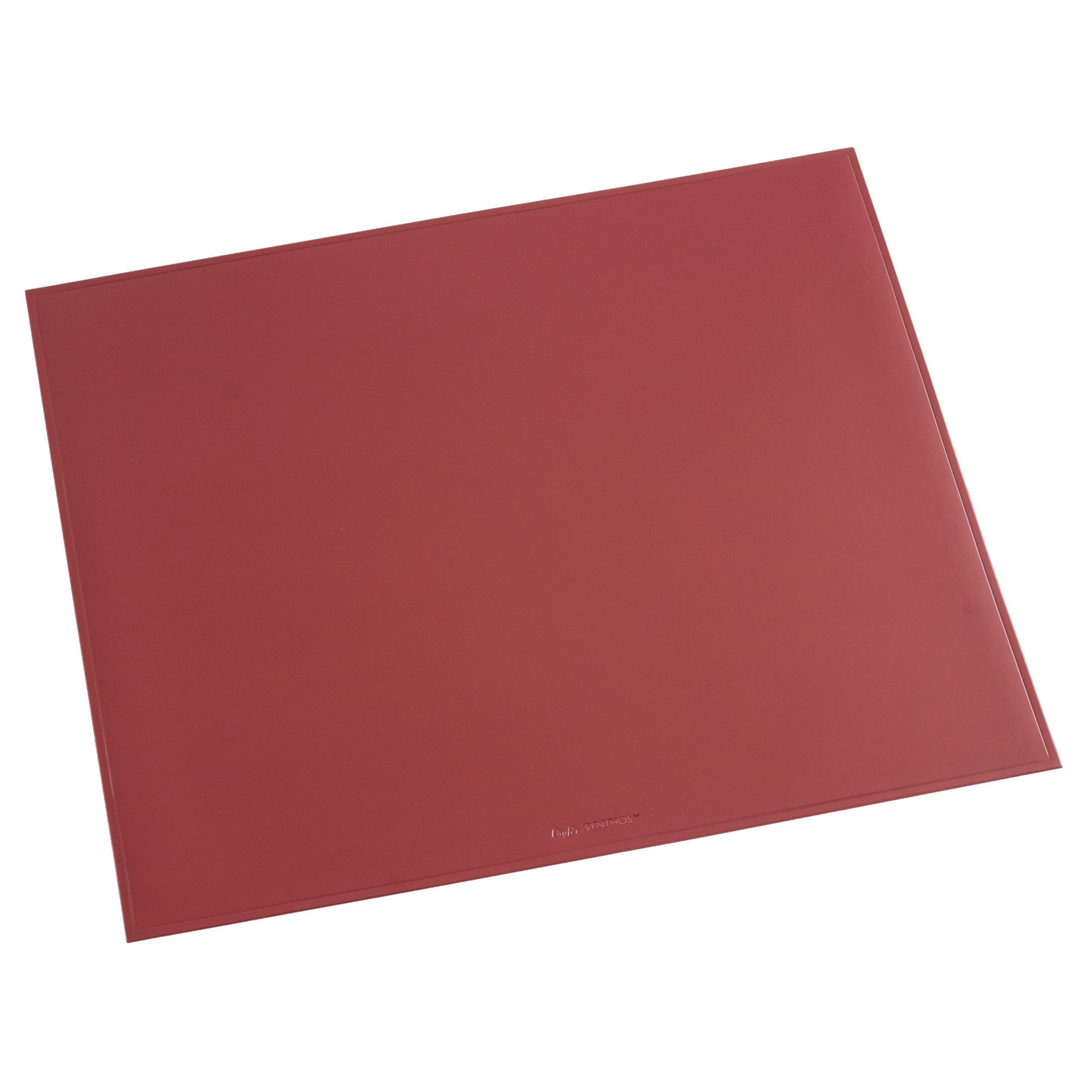 Läufer Schreibtischunterlage Schreibunterlage Synthos 65x52cm rot