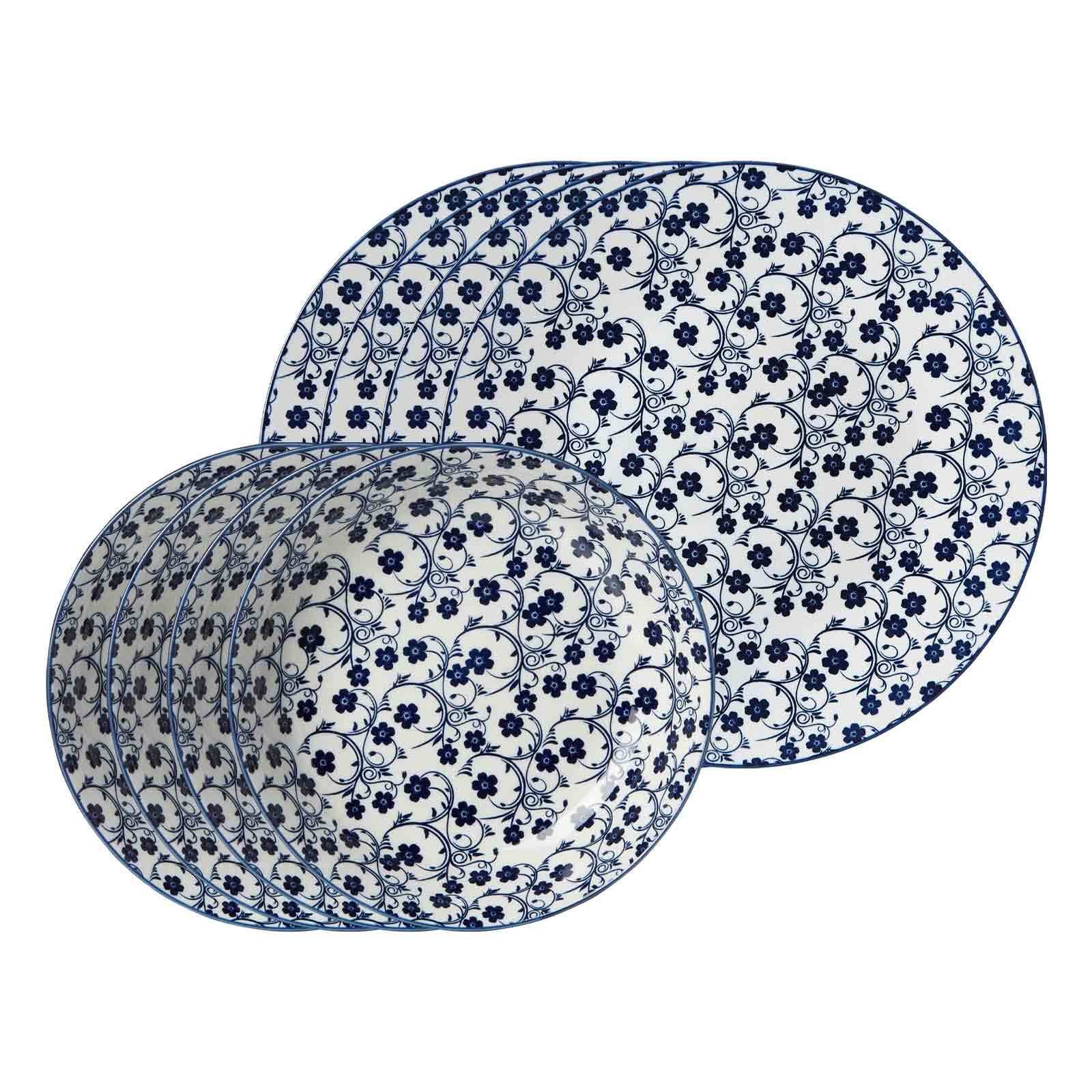 Ritzenhoff & Breker Tafelservice Royal Sakura Tafelservice 8er Set (8-tlg), 4 Personen, Porzellan