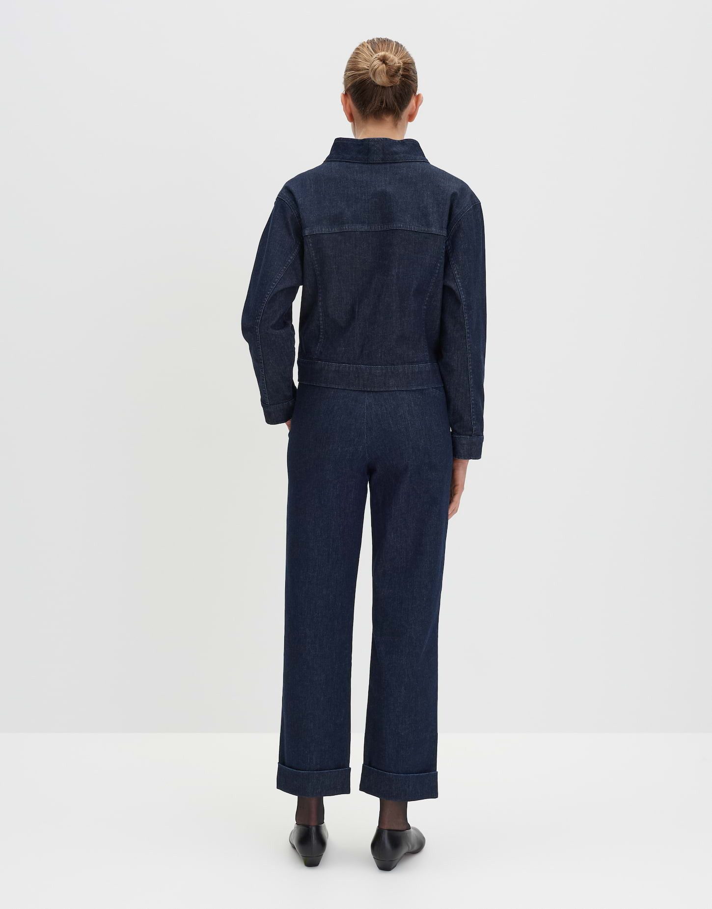 someday Jeansblazer NENIMA in Rinsed Waschung gerader Schnitt in verkürzter Länge