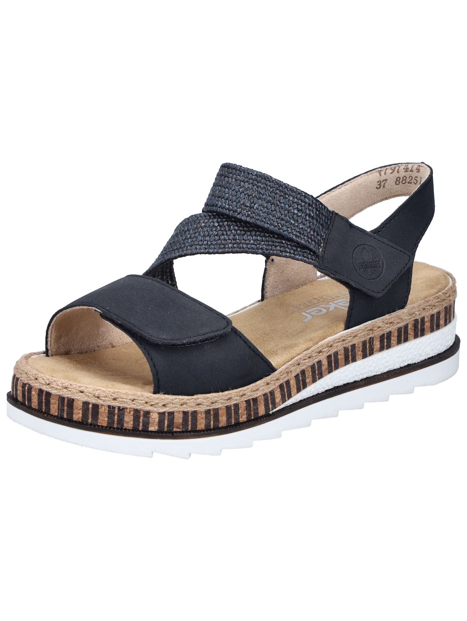 Rieker Sandalen Lederimitat Keilsandalette günstig online kaufen