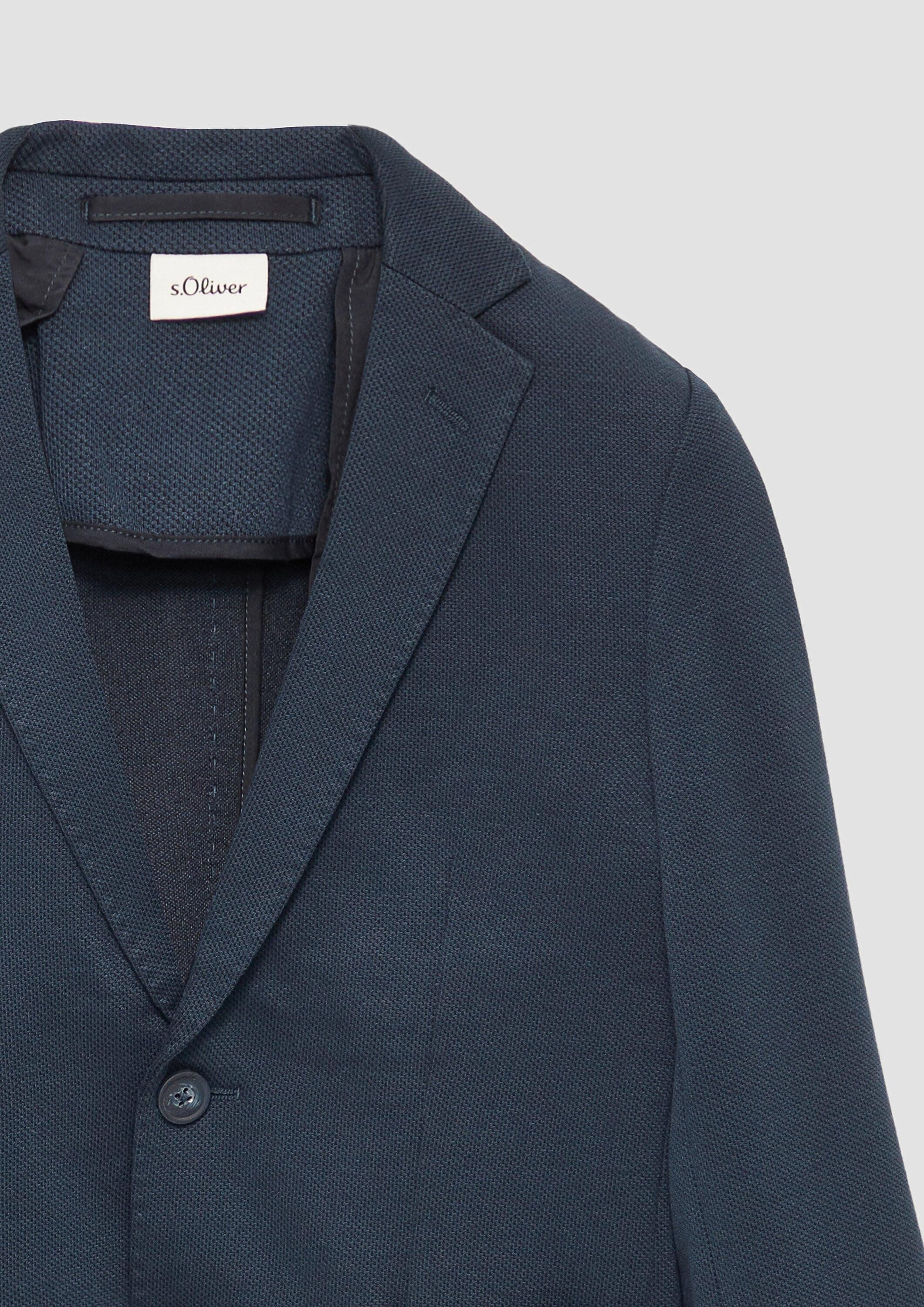 s.Oliver Sakko Indoor-Jacke Festliches Sakko mit aufgesetzten Taschen – Bild 4 von 4