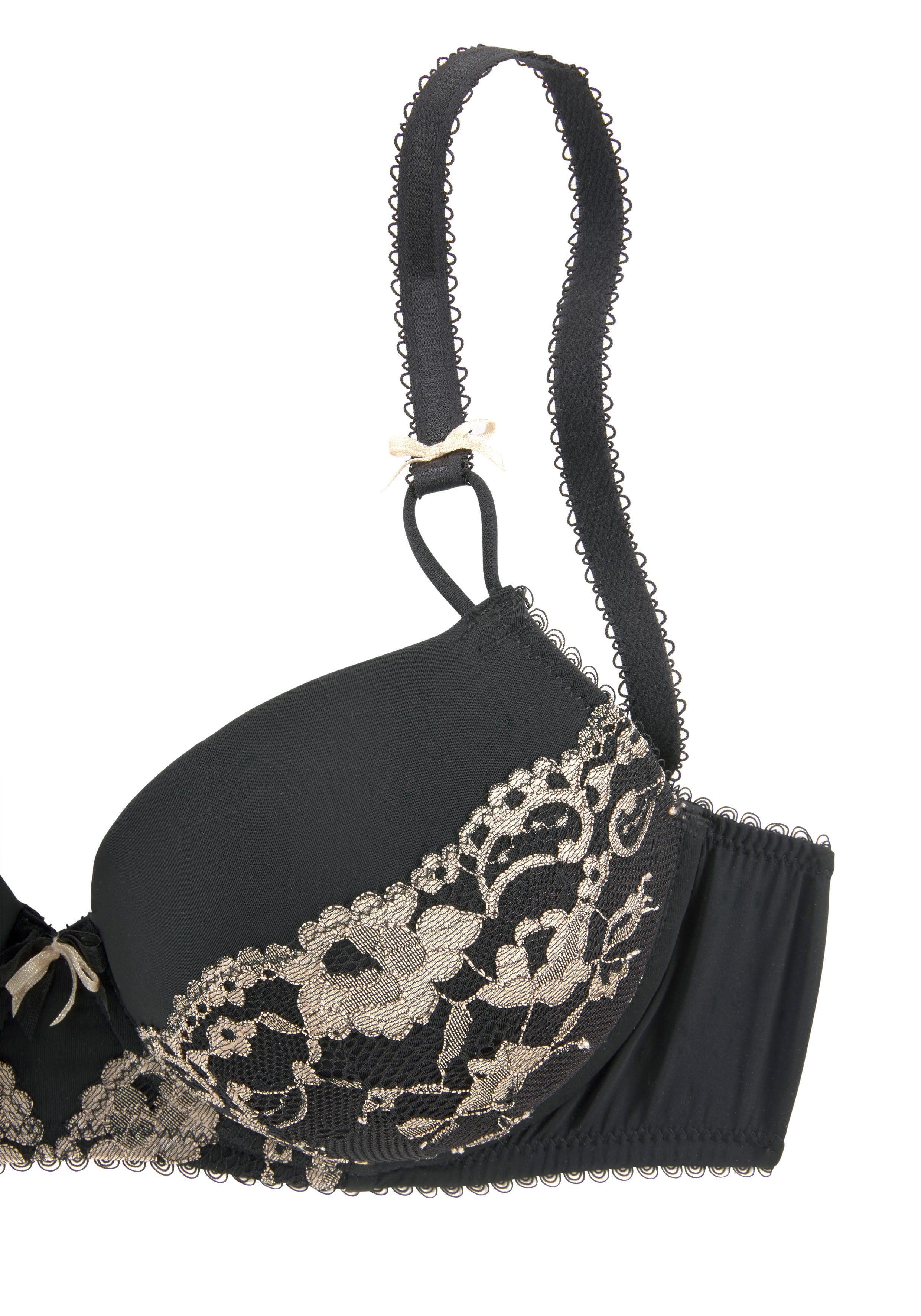 LASCANA Schalen-BH Fabiola mit Bügel und edler Spitze, Dessous