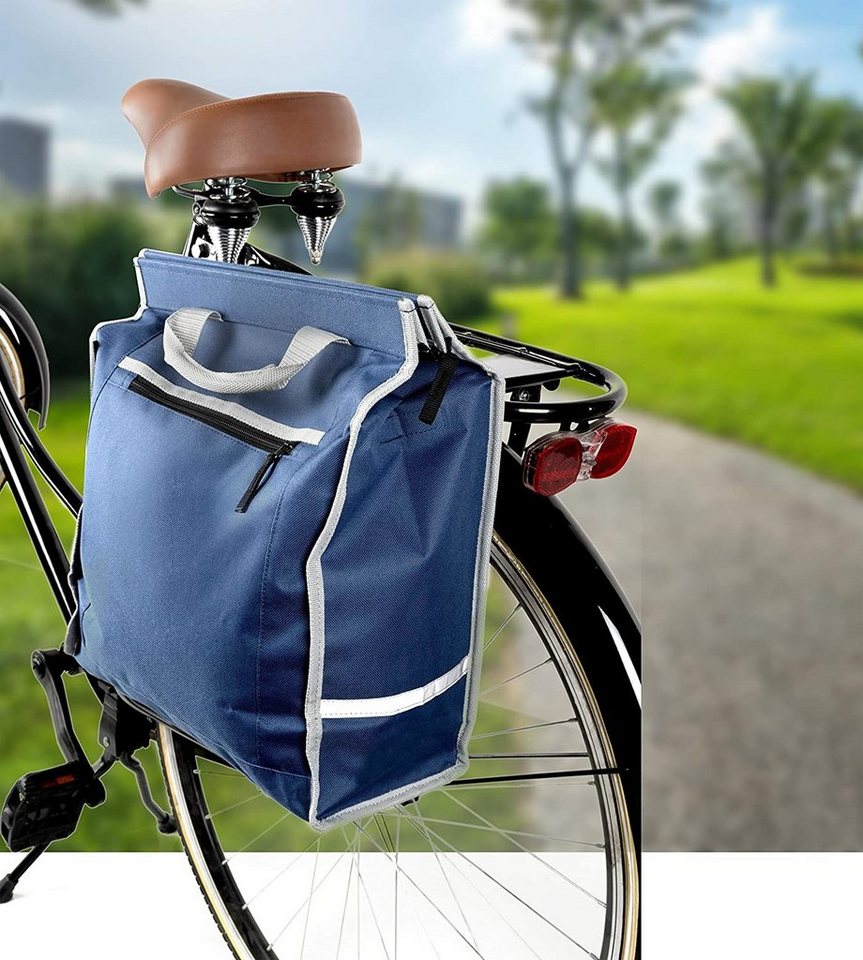 Dunlop Fahrradtasche Satteltasch Doppel Gepächträgertasche Wasserdicht Tasche
