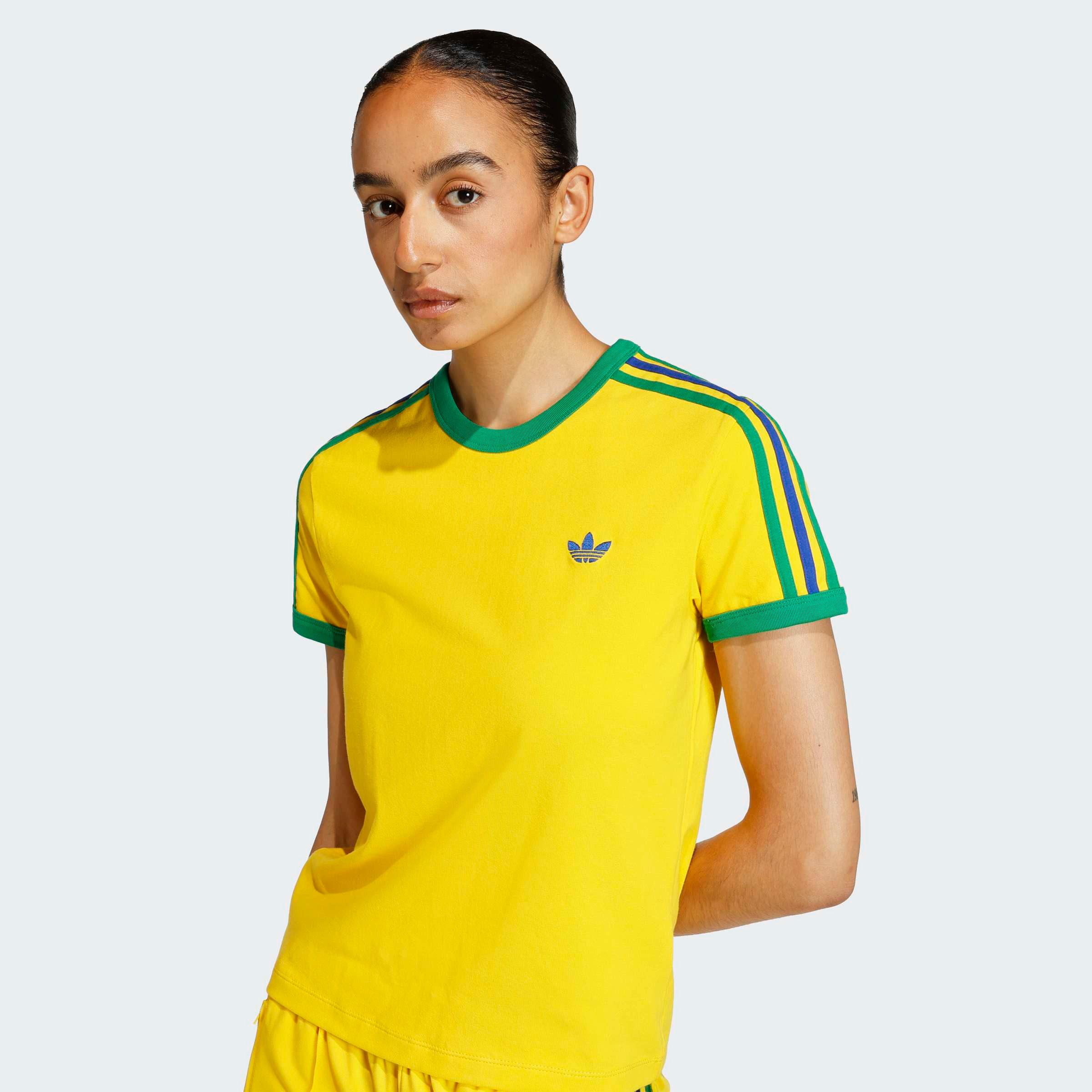 adidas Originals T-Shirt 3-STREIFEN SLIM sanft anliegende Passform, ohne Ve günstig online kaufen