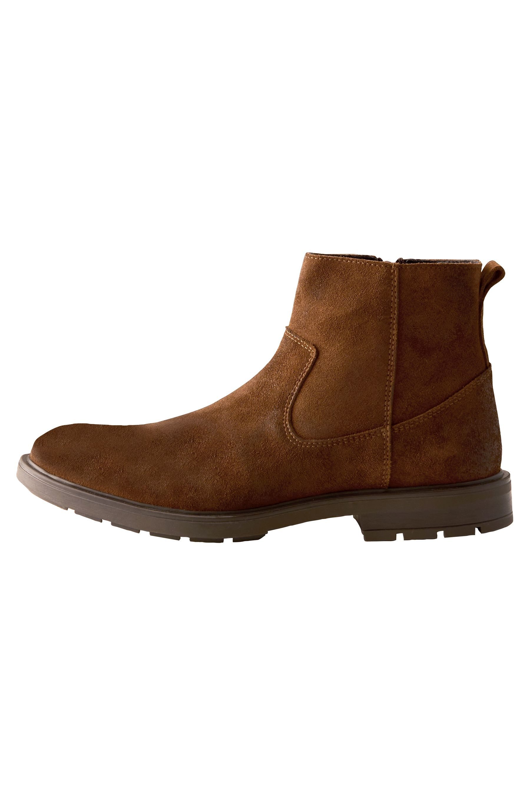 Next Chelsea-Stiefeletten aus Veloursleder mit RV Chelseaboots