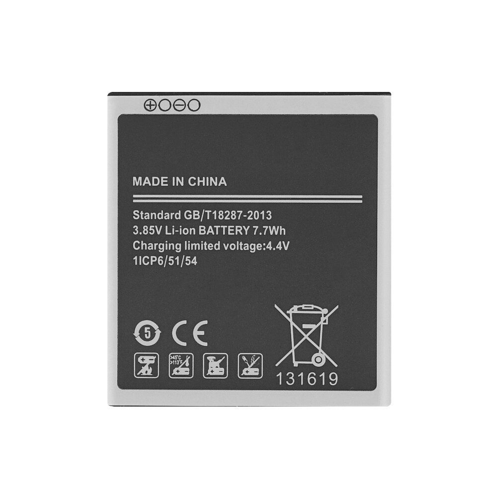 Akku Samsung Galaxy Core Prime G360 J200 2000mAh EB-BG360BBE Batterie Handy-Akku (1 St)