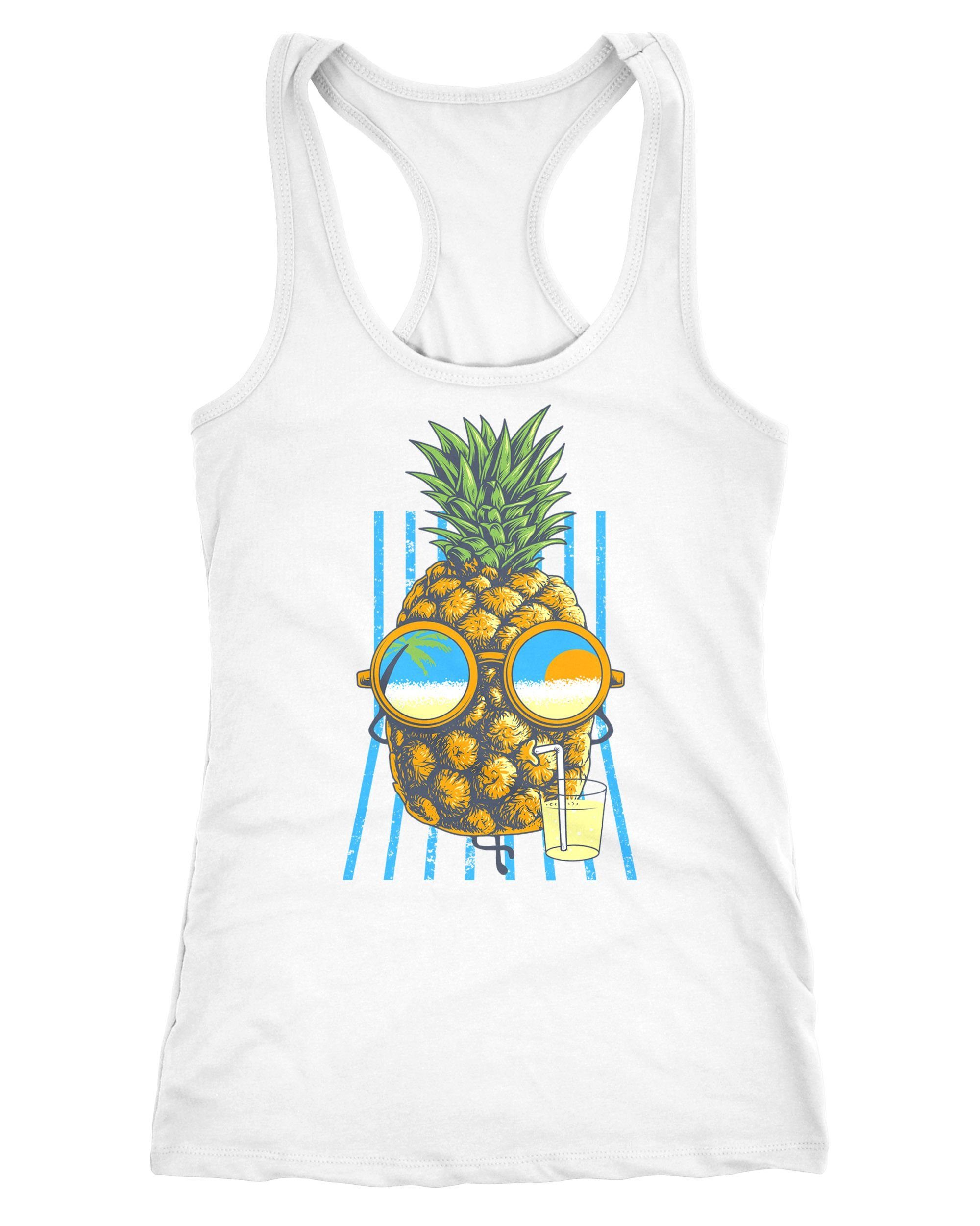 Neverless Tanktop Damen Tank-Top chilling Ananas günstig online kaufen