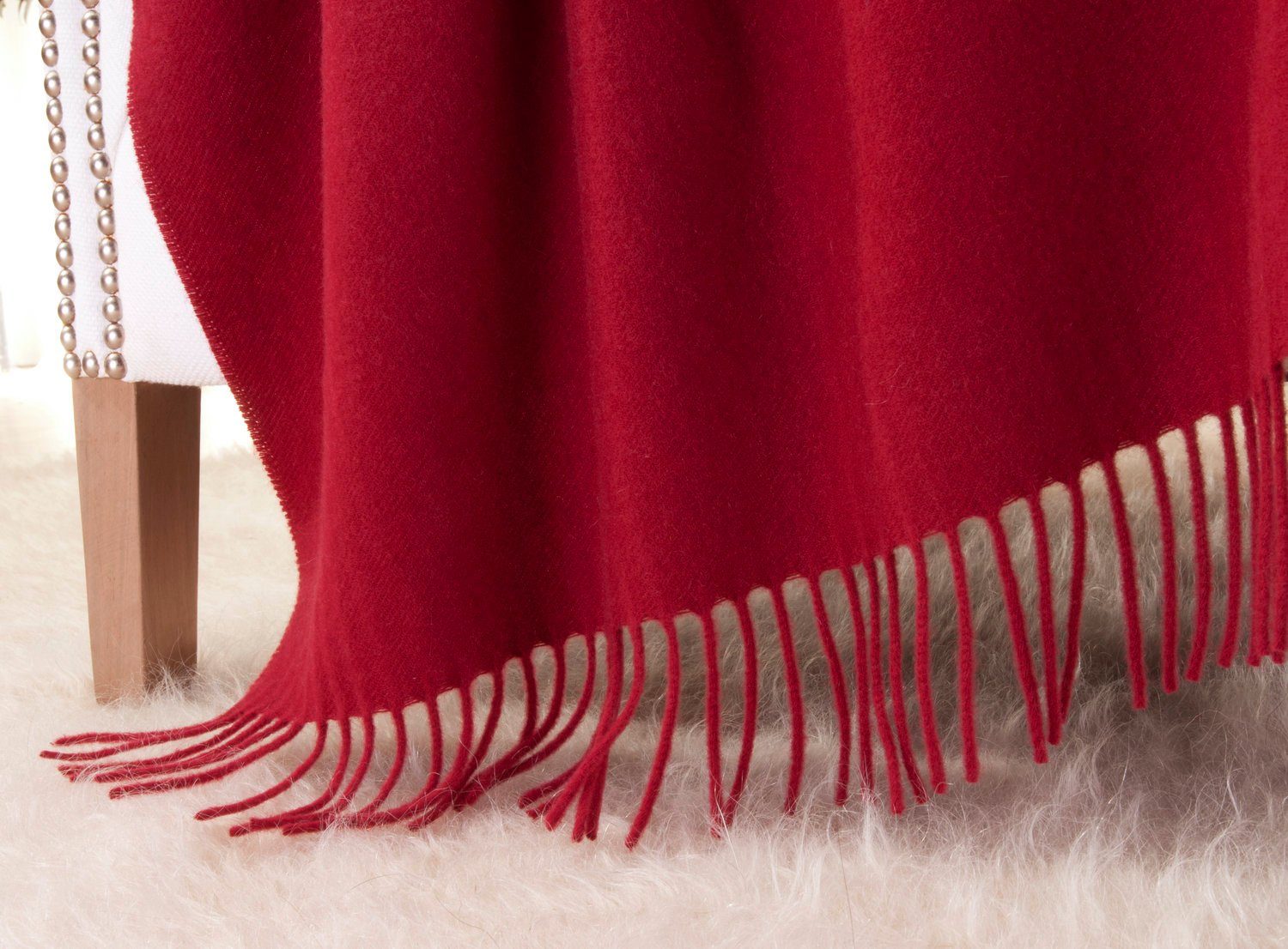 Wolldecke Kaschmirplaid, Wollplaid Riviera, Wolldecke 20% Kaschmir 80% Merino, Wohnen und Accessoires GmbH & Co. KG, FRANSEN