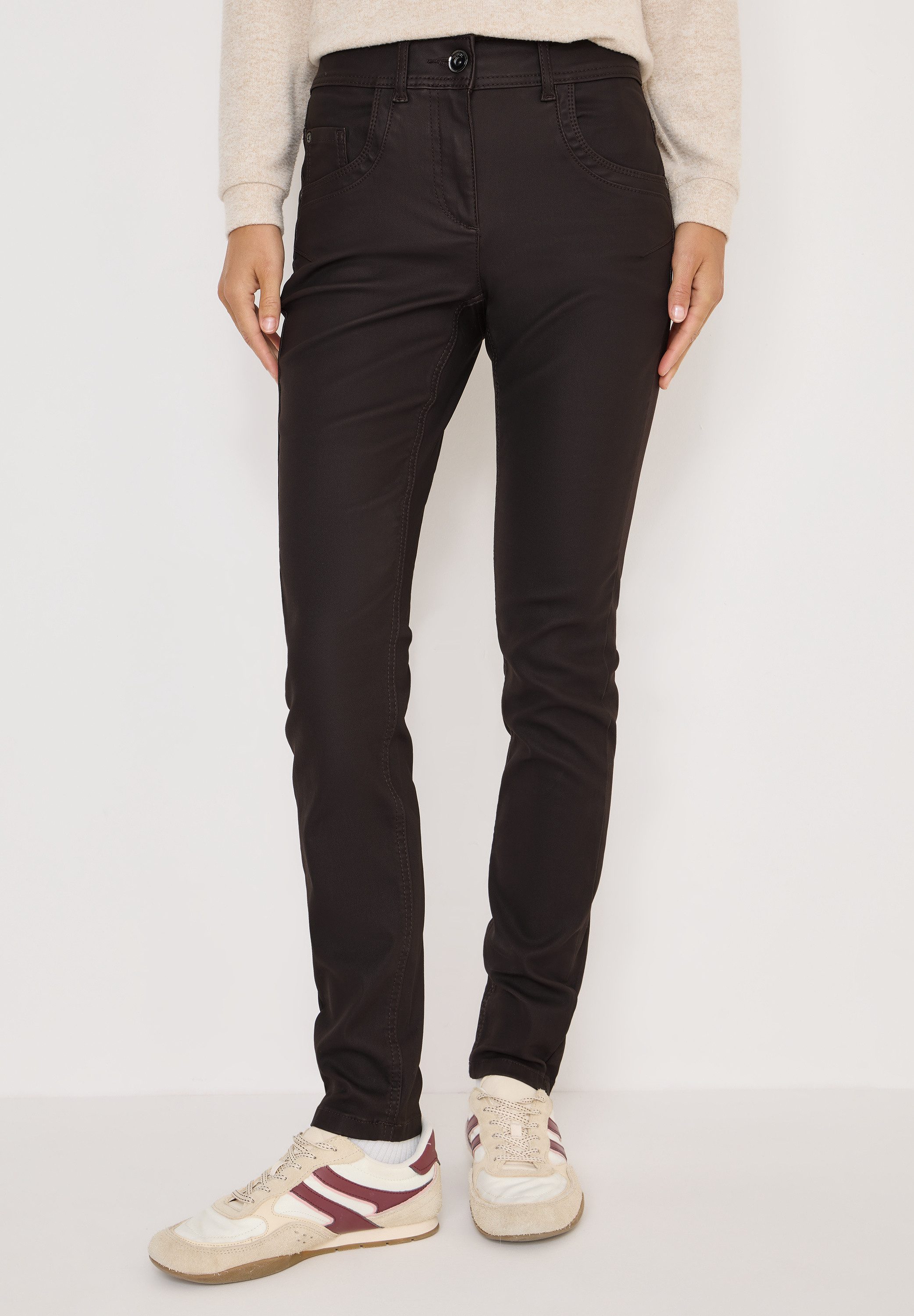 STREET ONE Lederimitathose 5-Pocket-Style günstig online kaufen