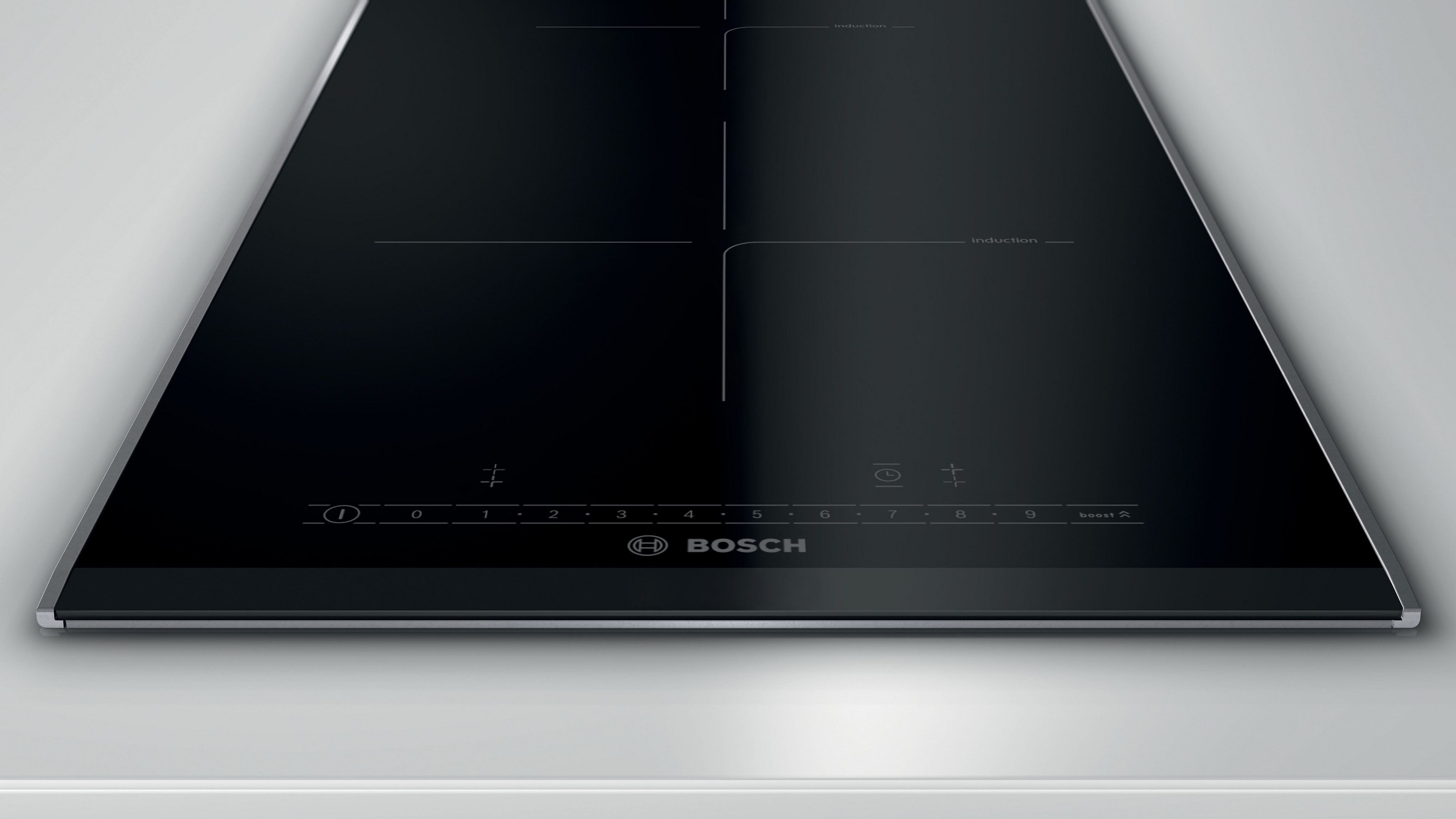 BOSCH Induktions-Kochfeld Serie 6 PIB375FB1E, Power Boost für schnelles Aufheizen & elegantes Comfort Profil Design