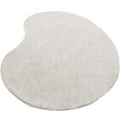 LeGer Home by Lena Gercke Hochflor-Teppich Halrum, einfarbig, besondere Form, modern, U-förmig, Höhe: 25 mm, organische Form, bean shape, kuschelig, Wohnzimmer, Schlafzimmer