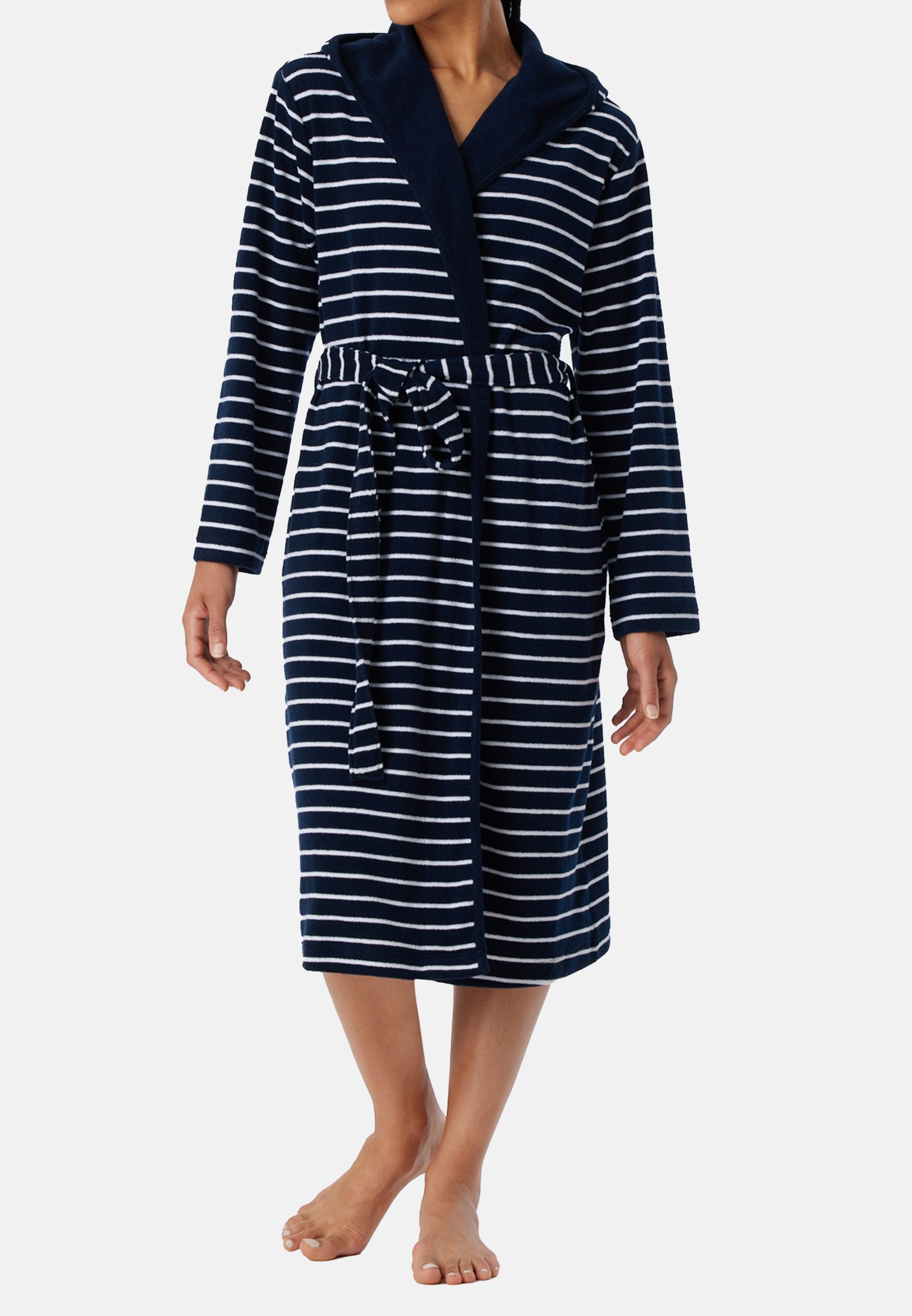 Schiesser Bademantel Feather Terry, Baumwolle, nicht relevant, Gürtel, Bade günstig online kaufen