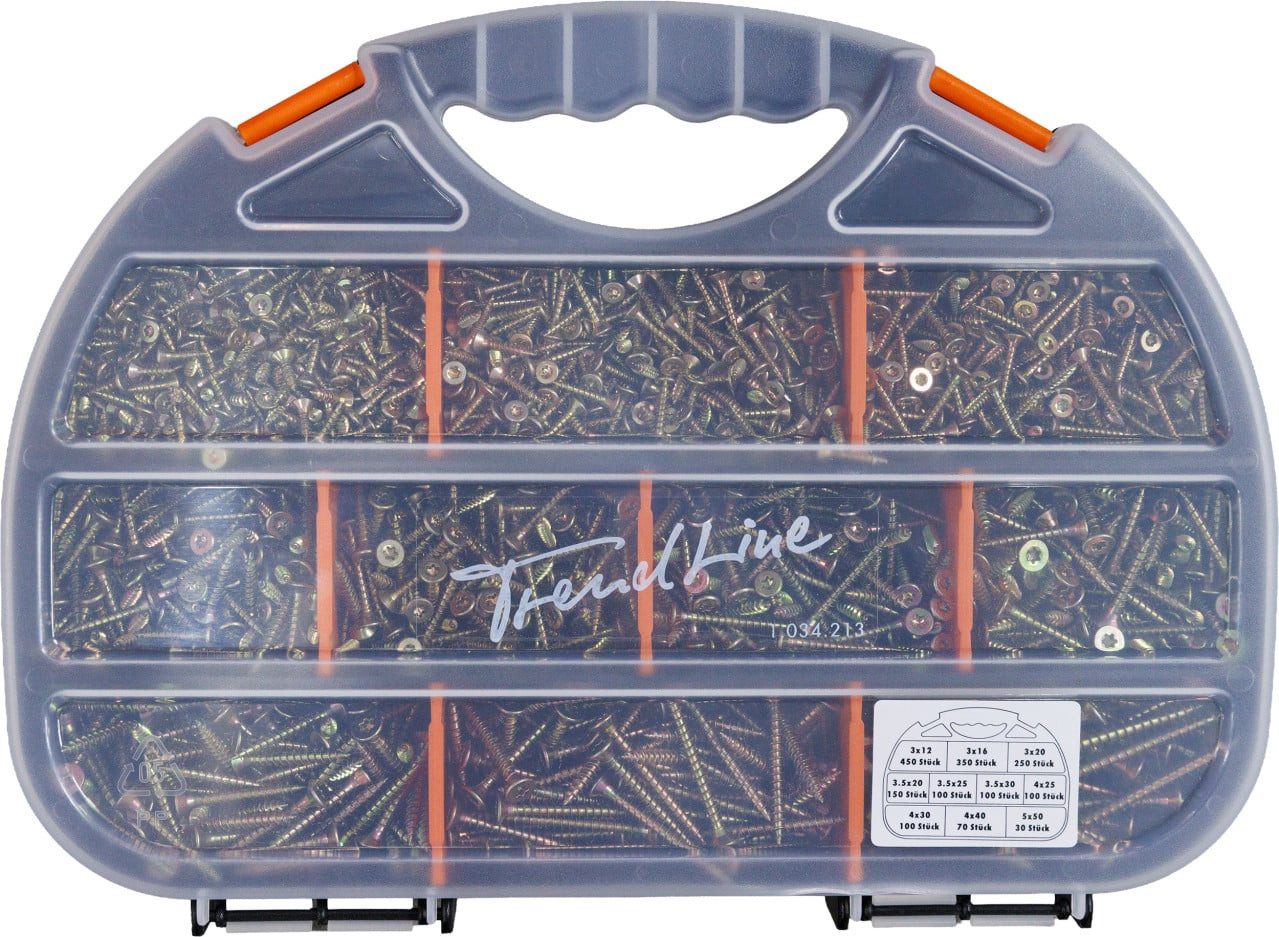 Trend Line Holzbauschraube TrendLine Sortimentskasten Spanplattenschrauben TX