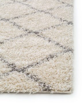 Hochflor-Teppich Soho, benuta, rechteckig, Höhe: 31 mm, Kunstfaser, Berber, Ethno-Style, Wohnzimmer