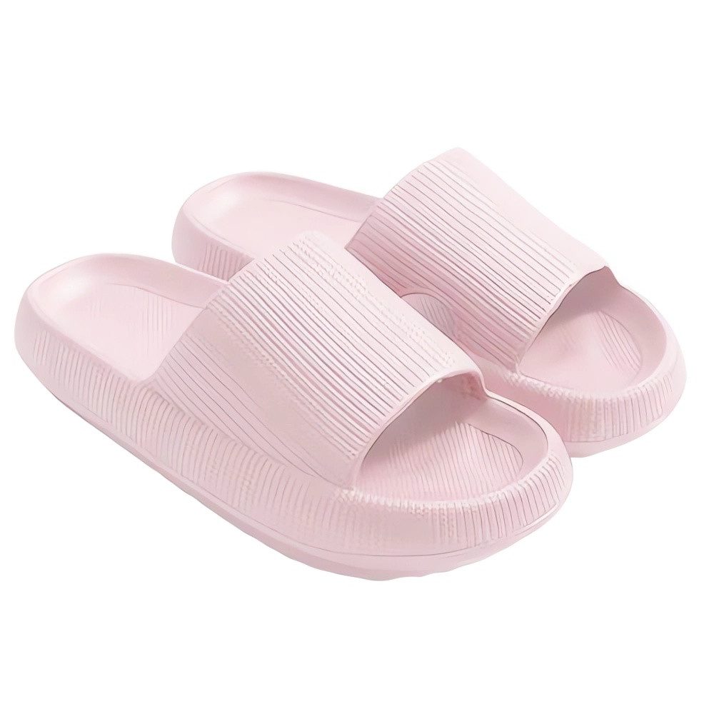 Blusmart Damen Herren Badeschuhe Badepantolette (EVA Rutschfest Pantoletten, Dicke Sohle bequeme) für Badezimmer, Schlafzimmer, Wohnzimmer, Strand, Freizeit