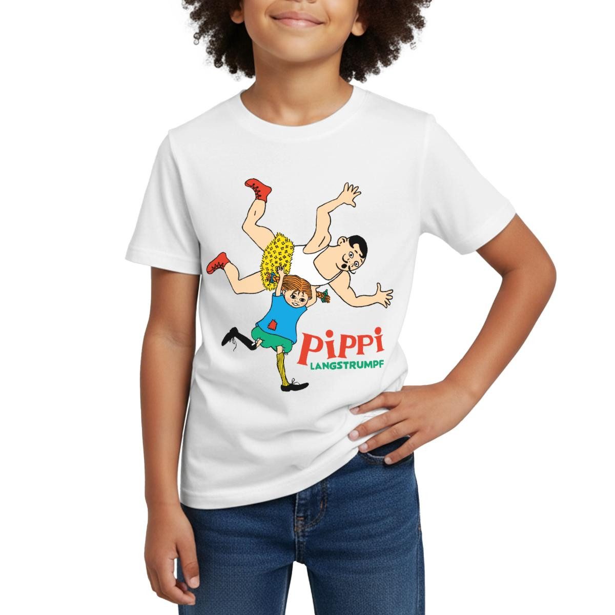 Spreadshirt T-Shirt Pippi Langstrumpf Pippi Ist Stark Kinder T-Shirt (1-tlg)