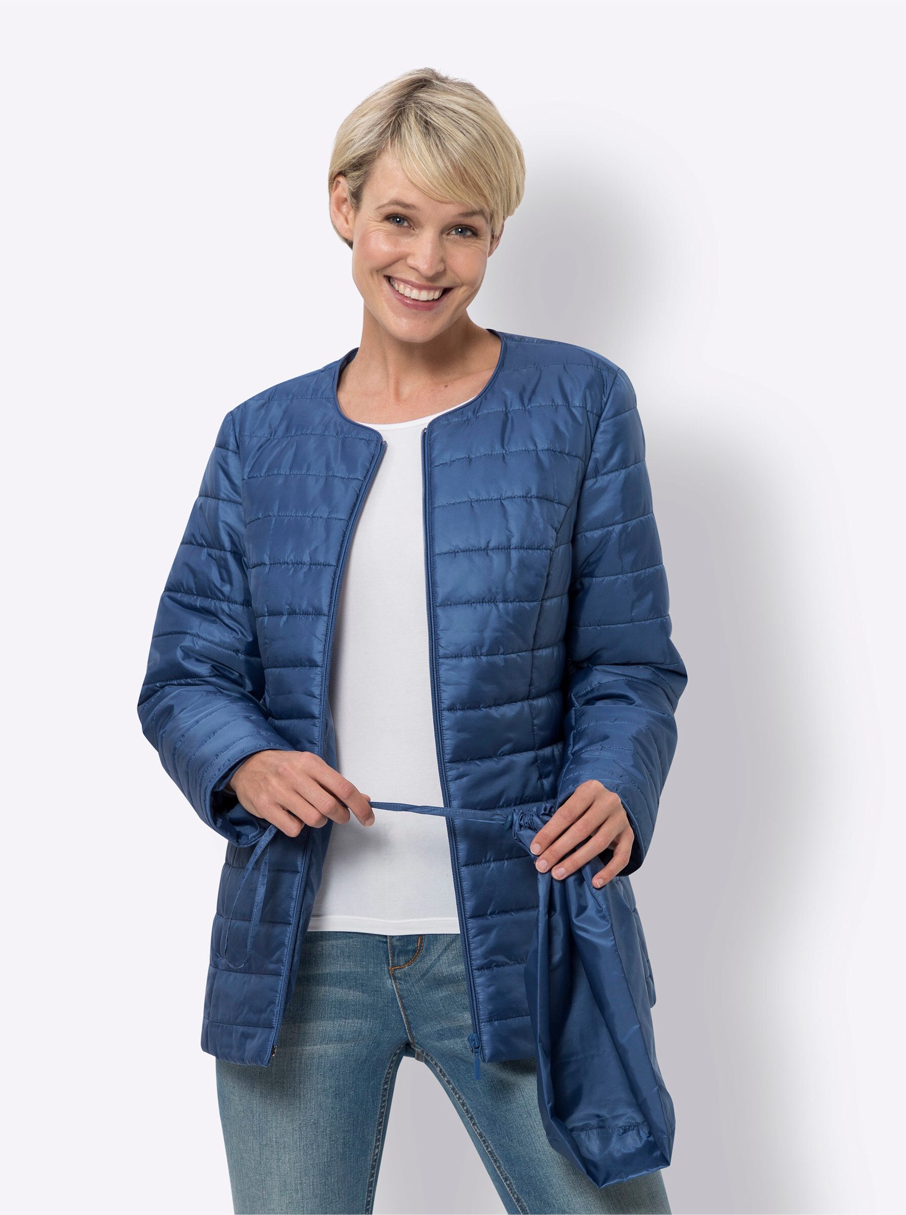 Allwetterjacke Steppjacke + Tasche Langarm