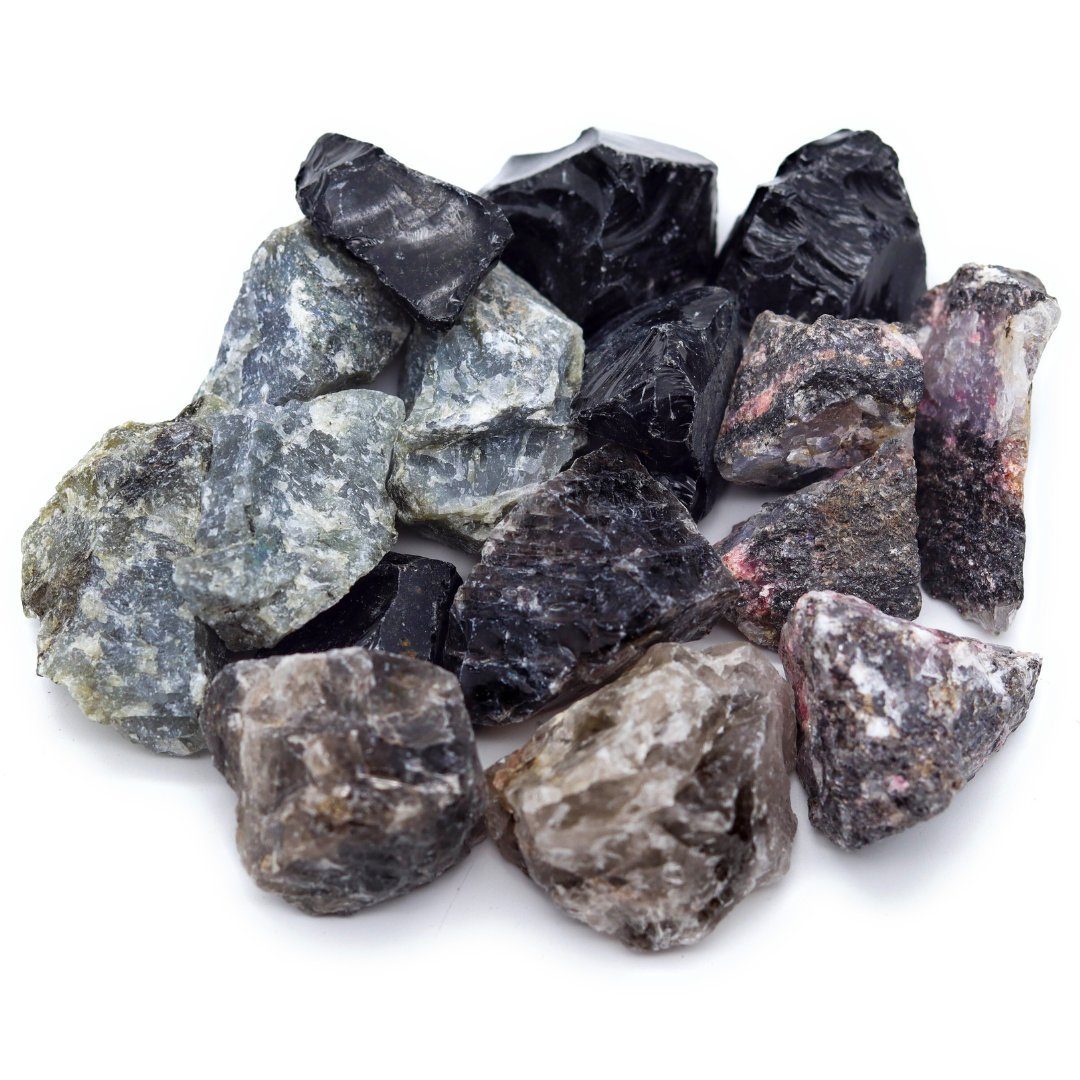 LAVISA Edelstein echte Edelsteine, Kristalle, Wassersteine, Mineralien Natursteine, Edelstein Wasserstein Kristall Naturstein