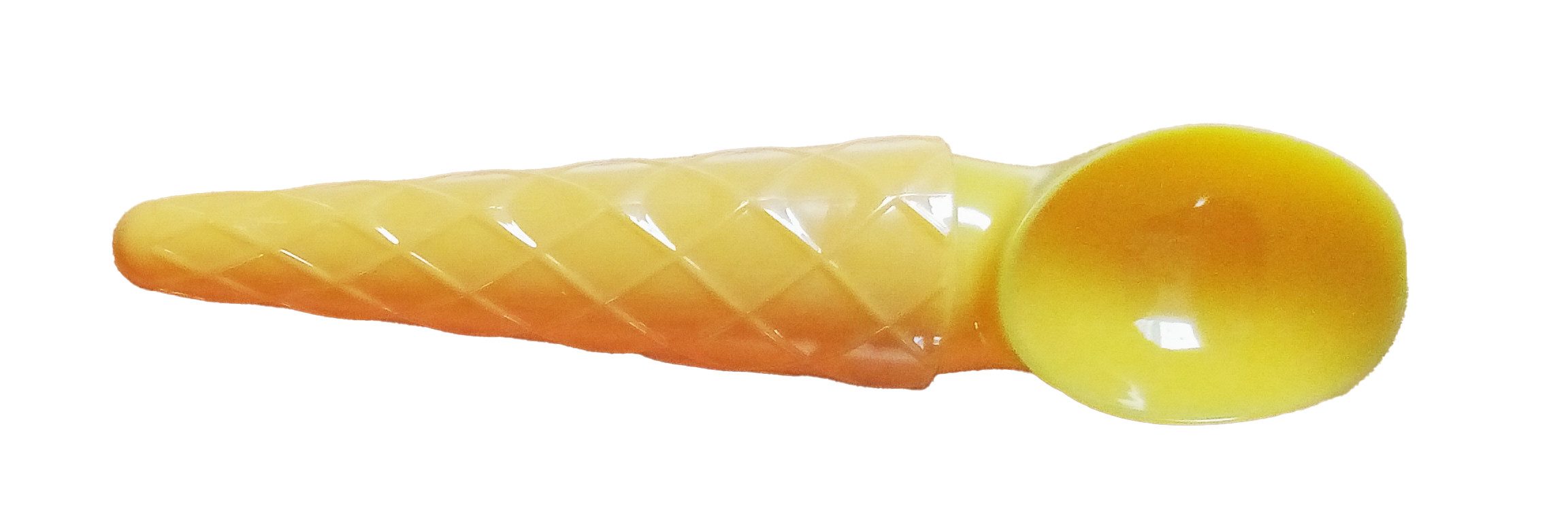 Leknes Eisportionierer EISPORTIONIERER 20cm aus Kunststoff Eislöffel Eis Creme 96 (Gelb), Eisschaufel Eiscremeportionier