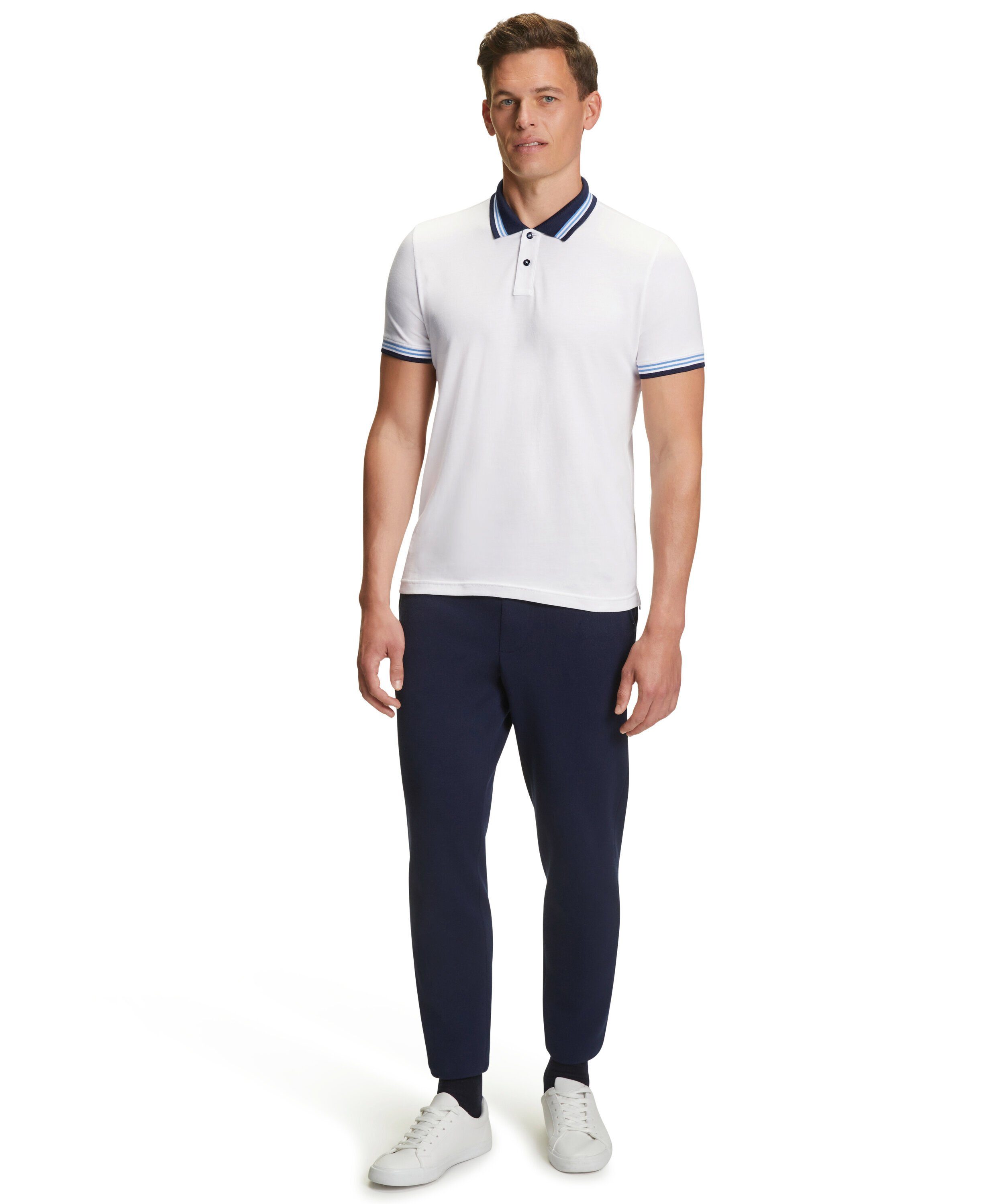 white (2000) aus hochwertiger FALKE Poloshirt Pima-Baumwolle