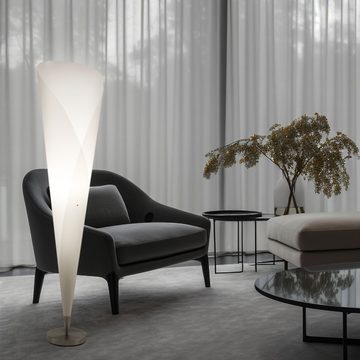 etc-shop LED Stehlampe, Leuchtmittel inklusive, Warmweiß, Steh Leuchte Trichter Design Decken Fluter Wohn Ess Zimmer