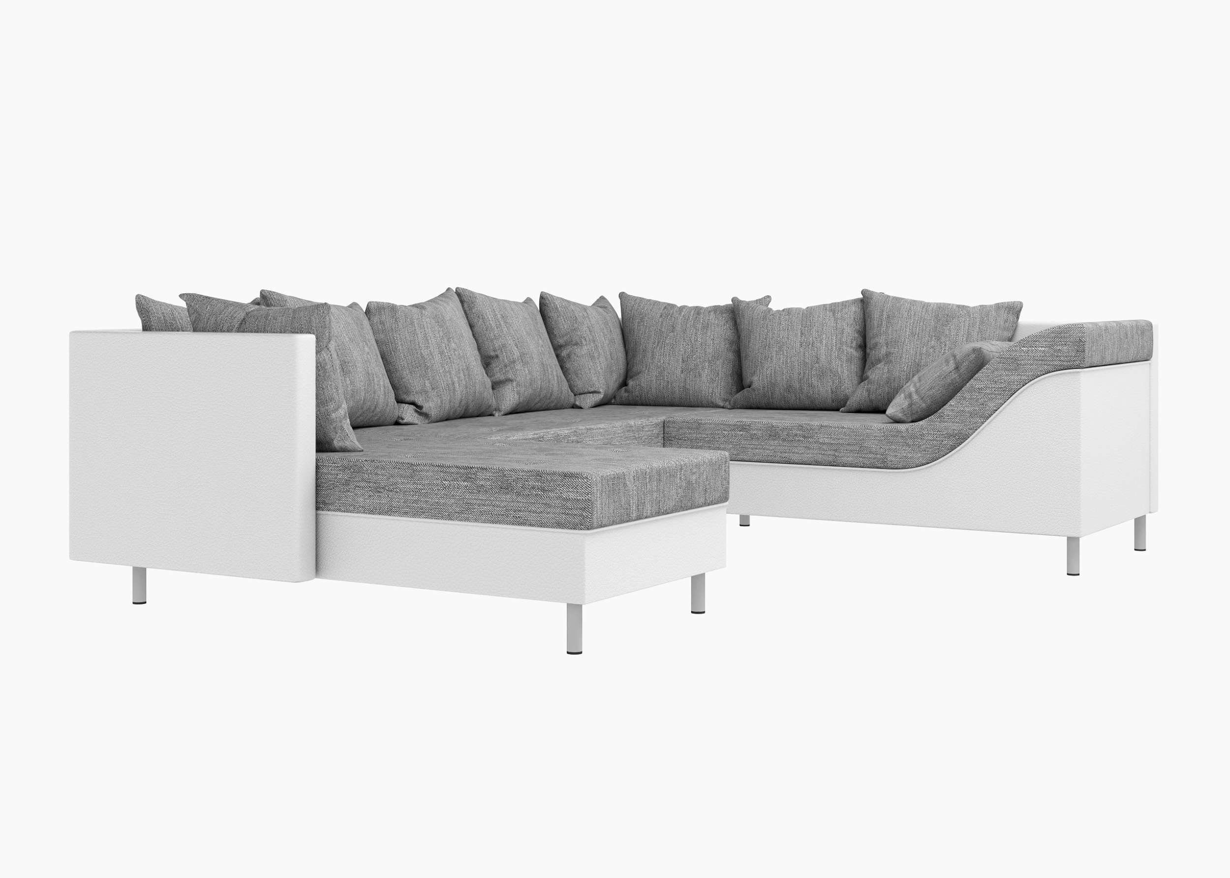 Stylefy Wohnlandschaft Lotos, Sofa, bestellbar, Modern in mane stellbar, links frei rechts Europa oder U-Form, Design, made im Raum