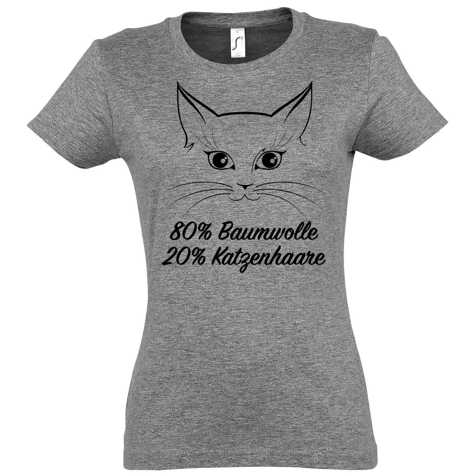 Youth Designz Print-Shirt Katze Katzenmama Damen T-Shirt mit lustigem Spruch Aufdruck