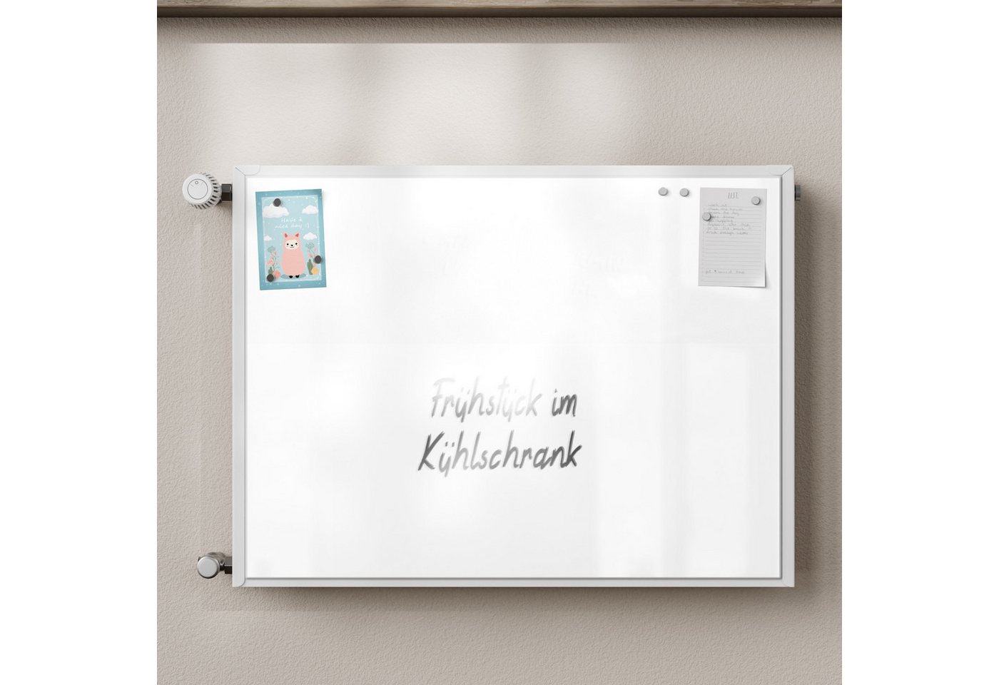 Thumbnail - DEQORI Magnetfolie 'Unifarben - Weiß', Heizung Magnetmatte magnetisch Magnetfolie Folie Schutz