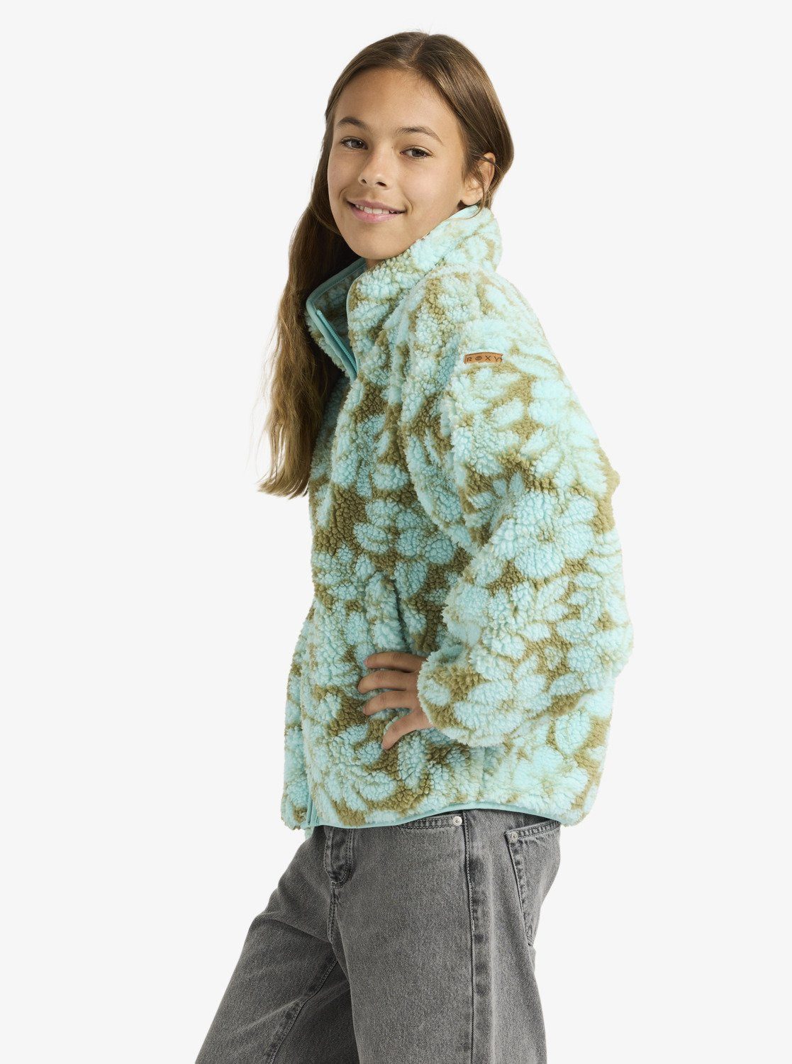 Roxy Fleecejacke LIKE ELECTRICITY für Kinder und Jugendliche, leichte Qualität, aus Polyester