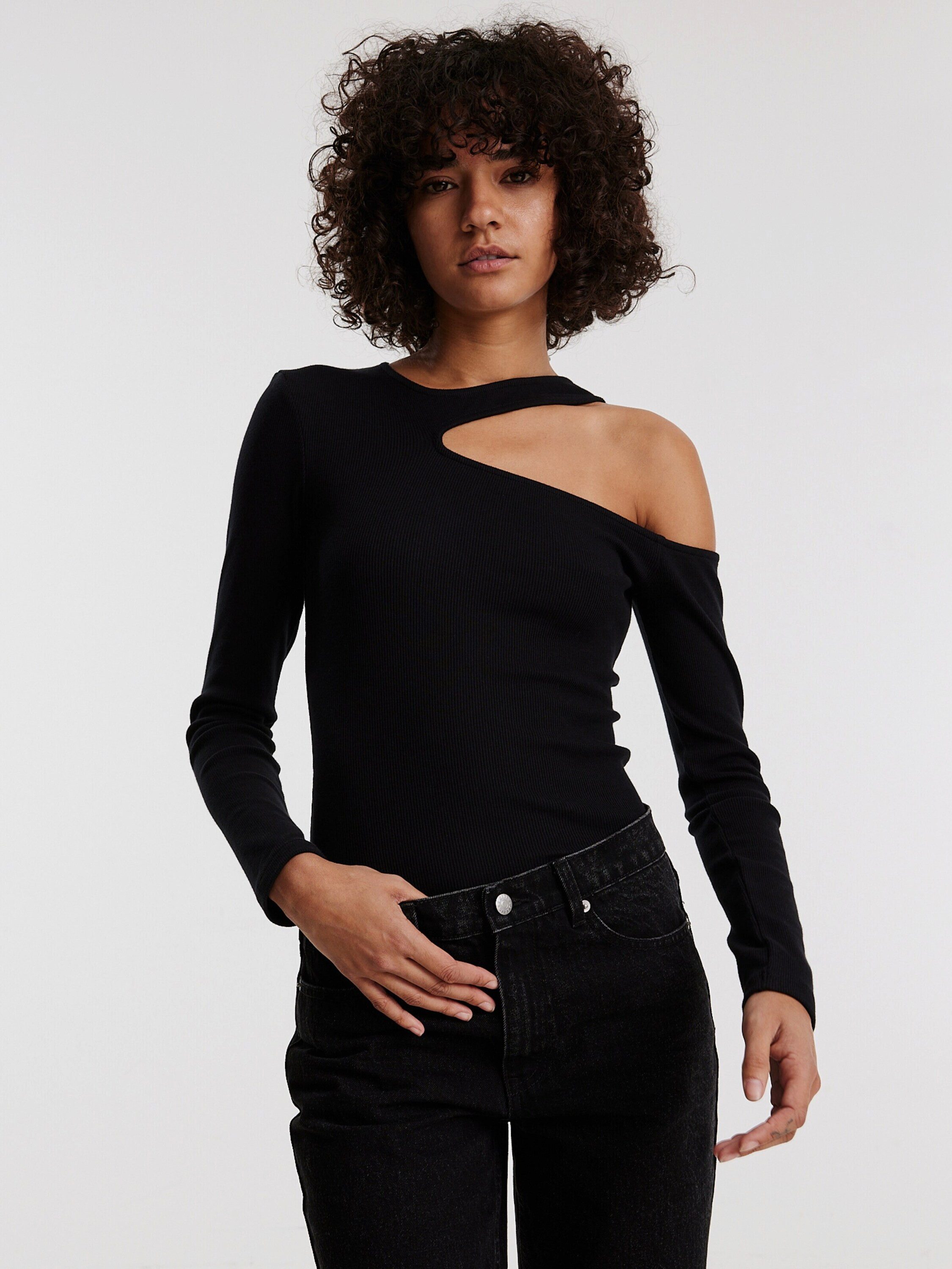 EDITED Langarmshirt Vincenta (1-tlg) Cut-Outs günstig online kaufen