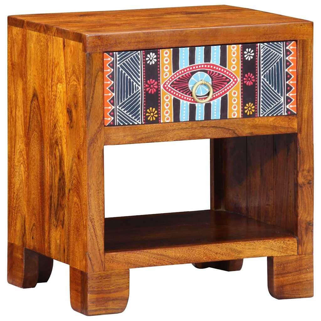 vidaXL Sideboard Sideboard Mehrfarbig 40 x 35 x 45 cm Massivholz (1 St)