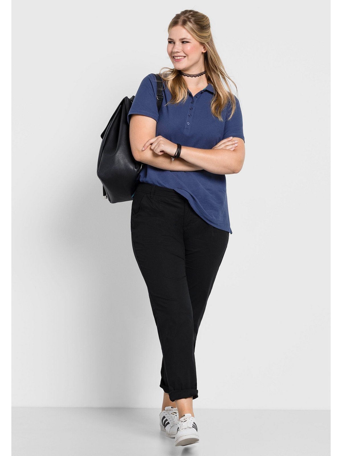 Sheego Chinohose Große Größen in Stretch-Qualität