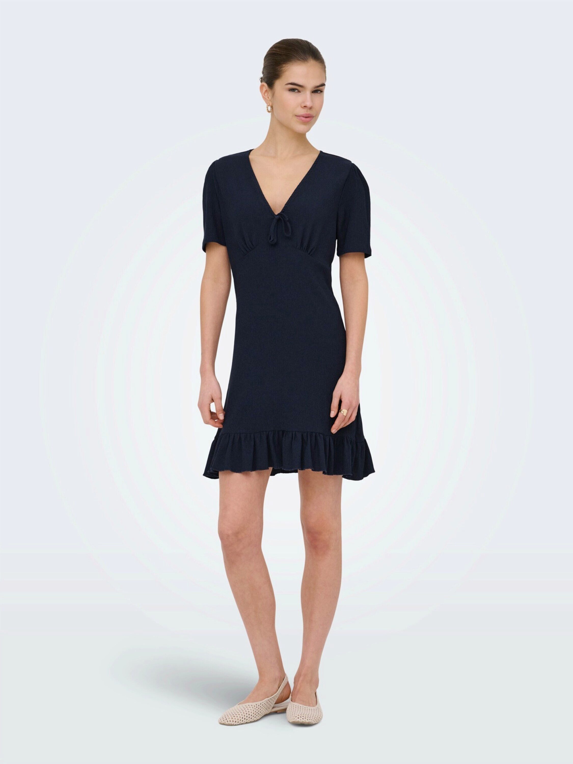 ONLY Minikleid ONLMOLLY (1-tlg) Drapiert/gerafft