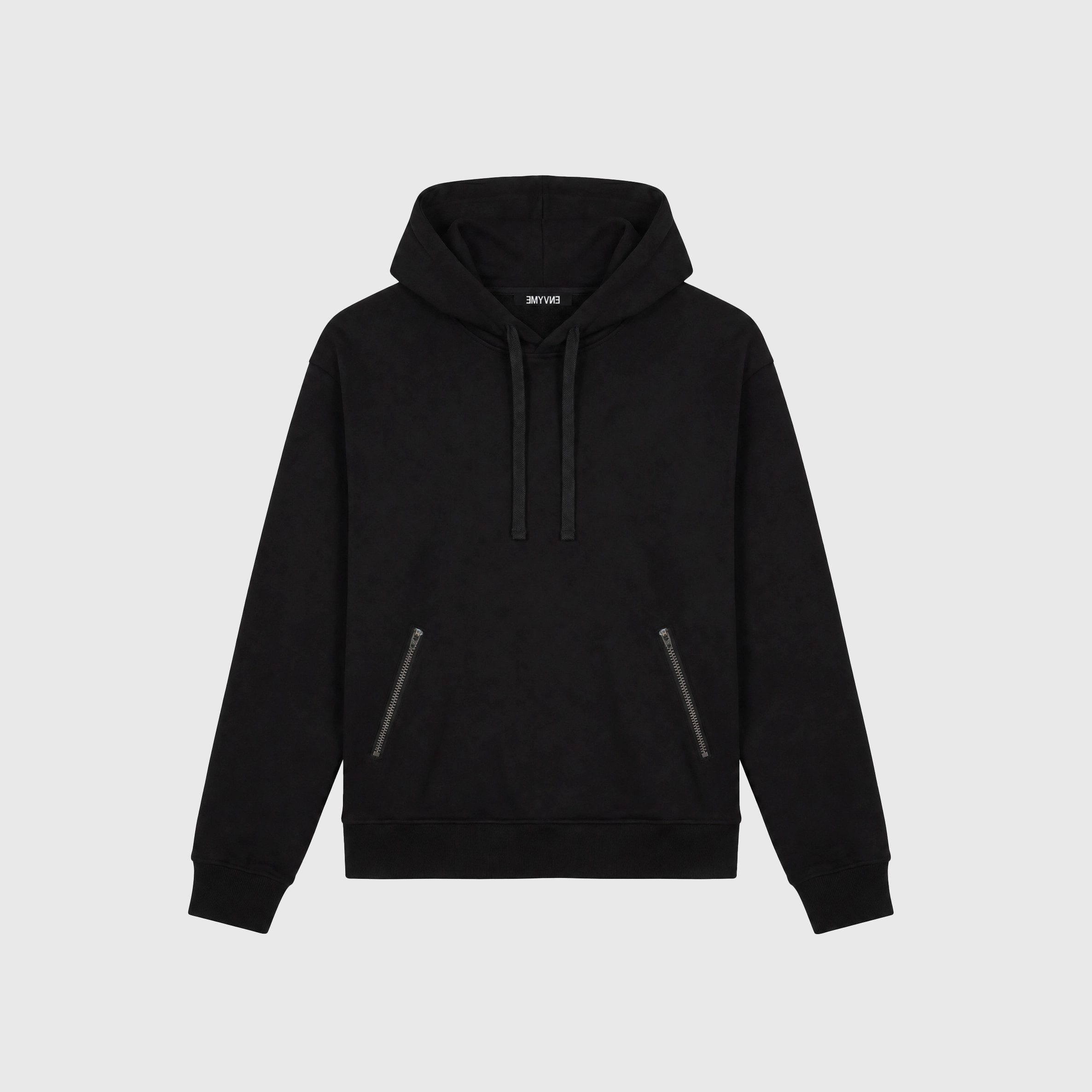 Kapuzenpullover Hoodie Regular Fit 100% Bio-Baumwolle Zip-Taschen