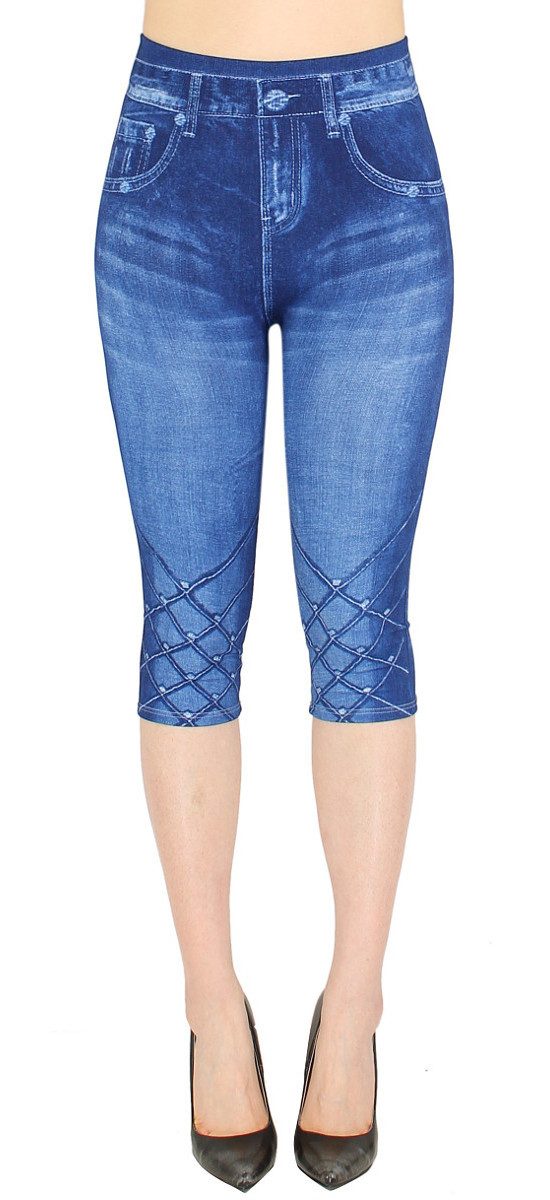 dy_mode 3/4-Leggings Capri Jeggings Damen 3/4 günstig online kaufen