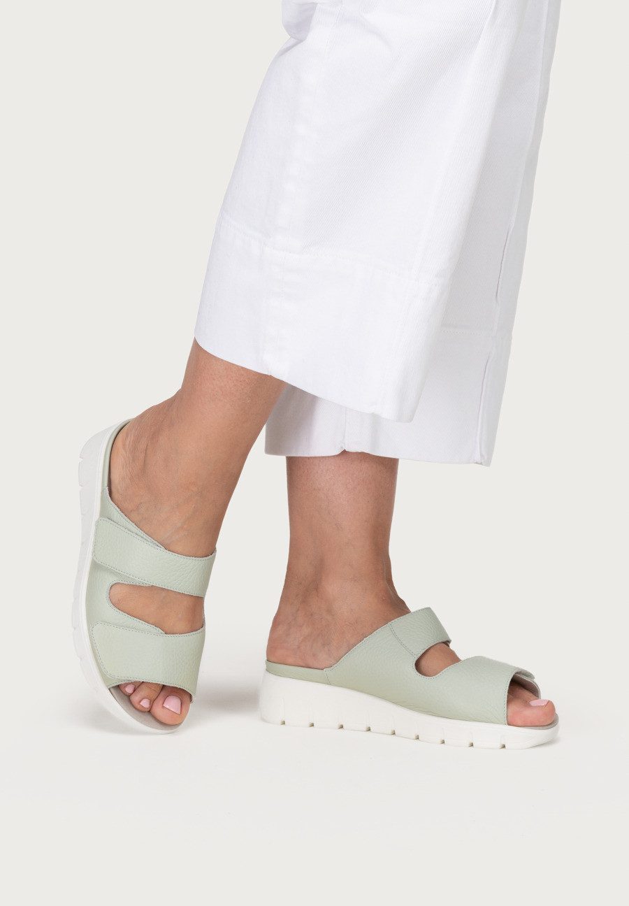 vitaform Damen Pantoletten Softnappaleder Pantolette