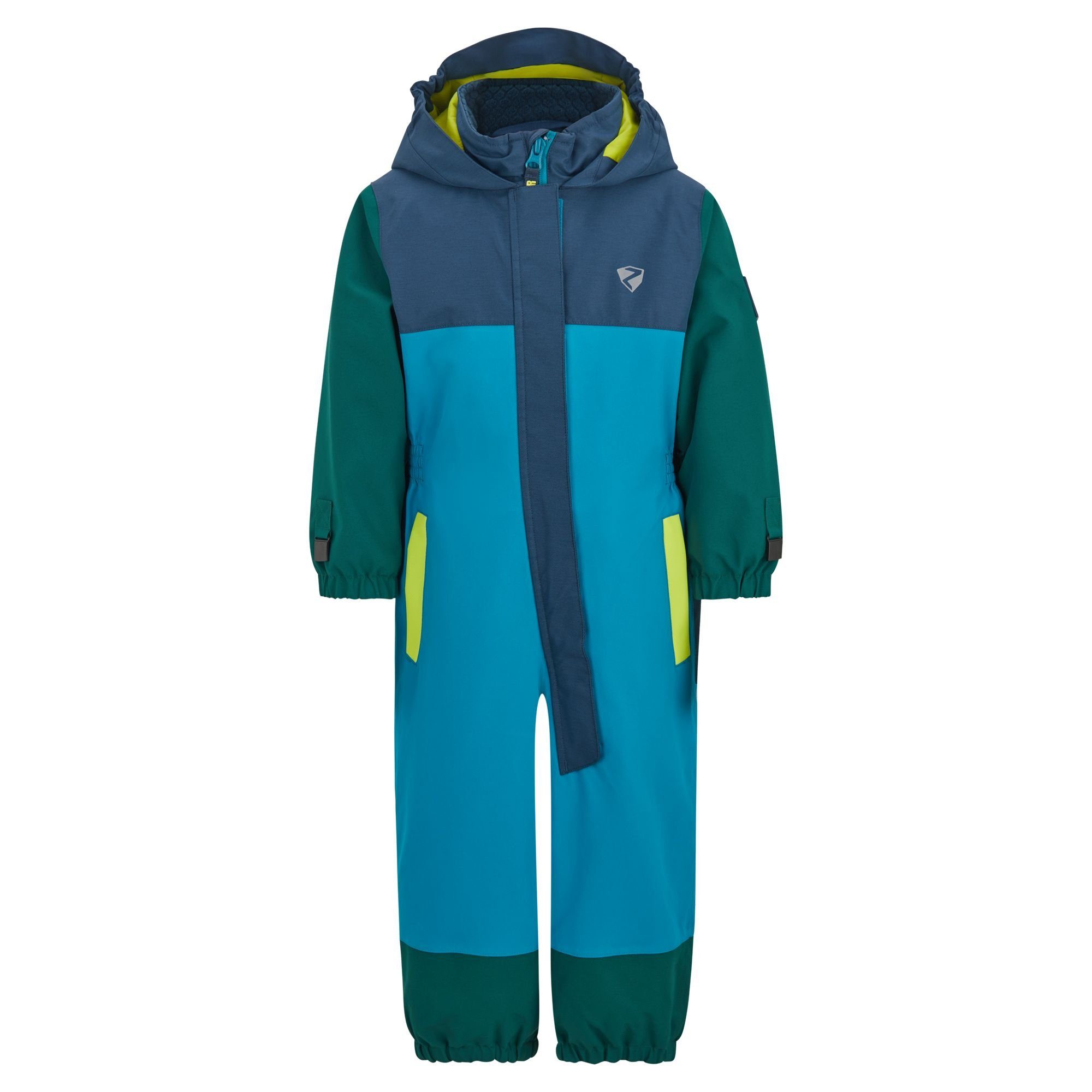 Ziener Skianzug Ziener Skiwear Minis Kleinkinder Schneeanzug ANUP teal crystal