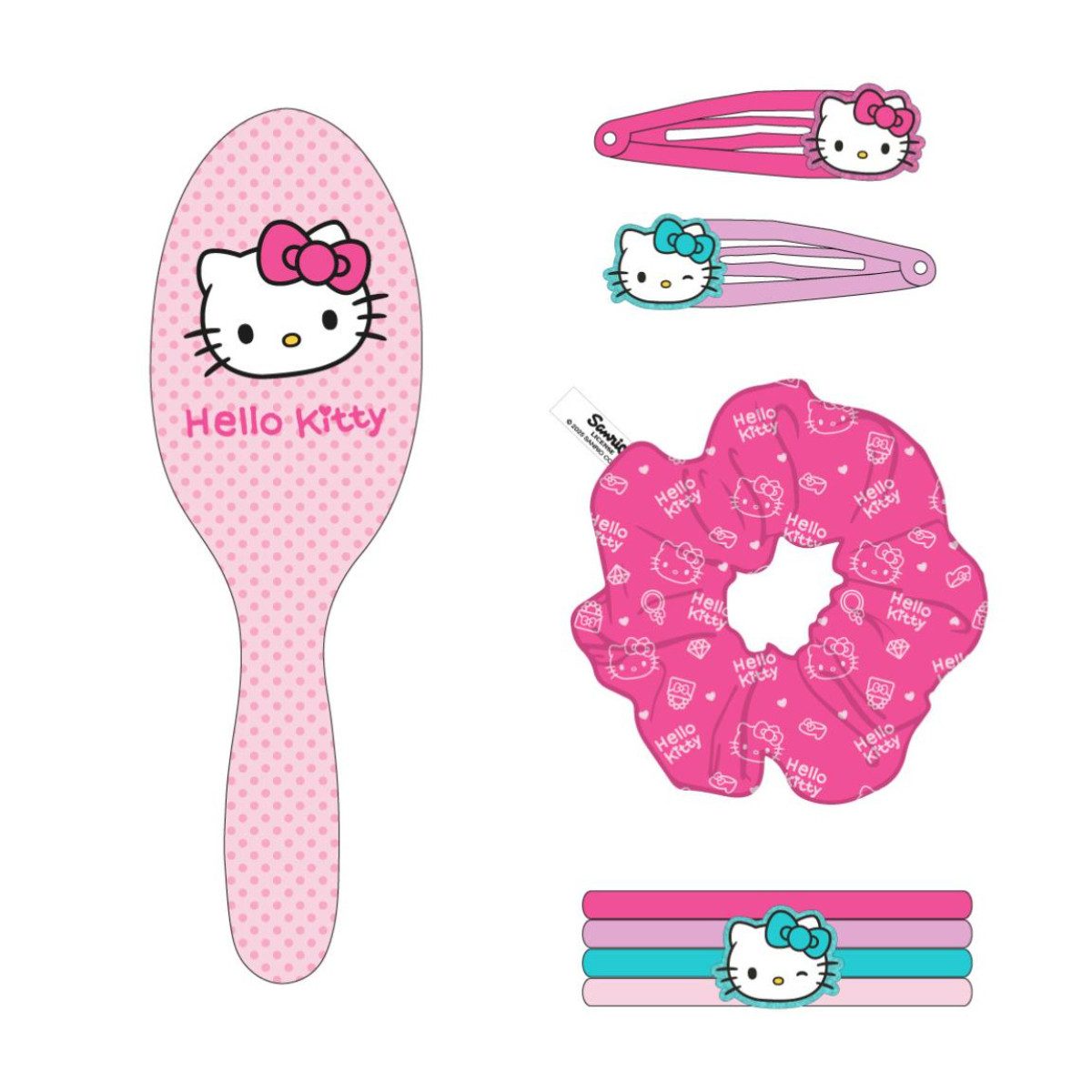 Cerda Haarbürste Hello Kitty Schmink- & Haarset – Accessoire-Set für Mädchen