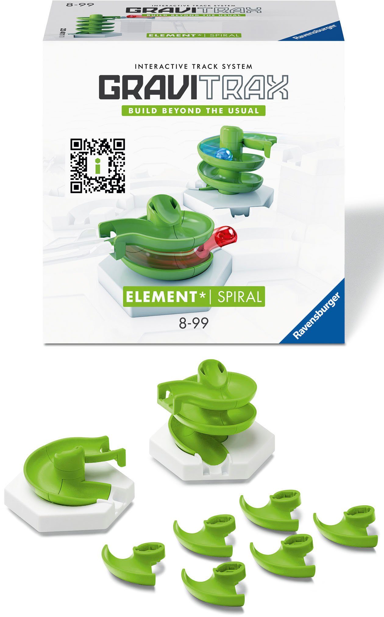 Ravensburger Kugelbahn-Bausatz GraviTrax Element Spiral, Made in Europe